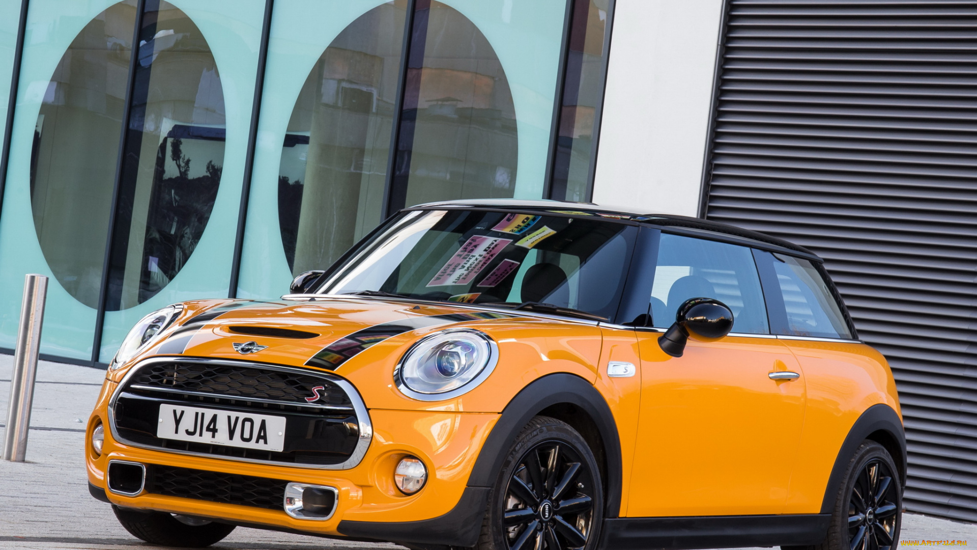 автомобили, mini, желтый, 2014г, f56, uk-spec, cooper, s