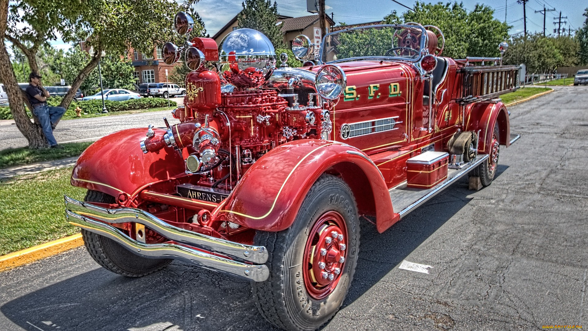 автомобили, пожарные, машины, автомобиль, пожарный, спецтехника