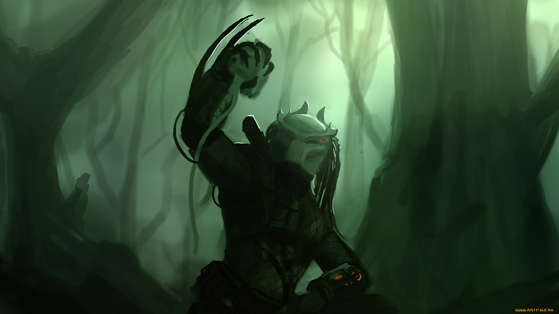 хищник, фэнтези, существа, инопланетянин, пришелец, alien, predator