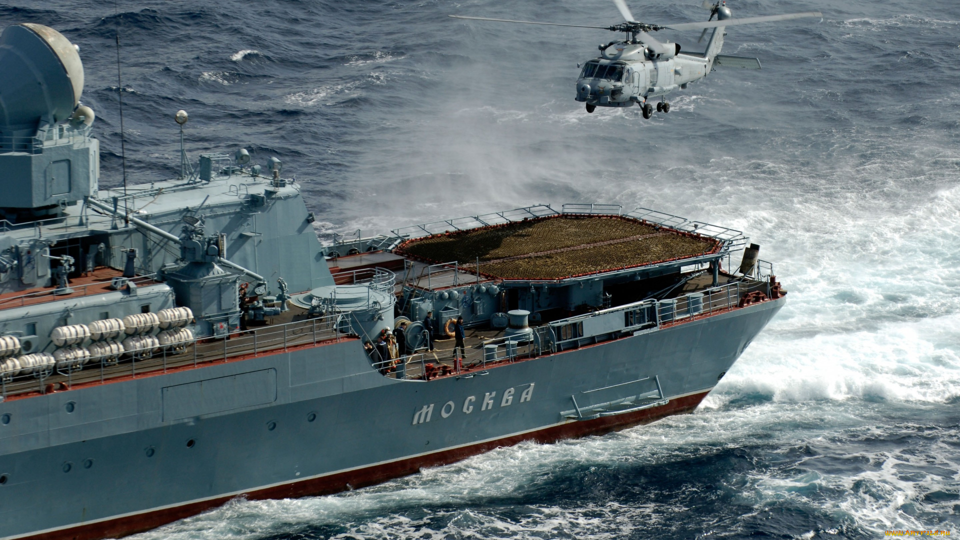 корабли, крейсеры, , линкоры, , эсминцы, волны, российский, гвардейский, ракетный, крейсер, головной, корабль, проект1164, атлант