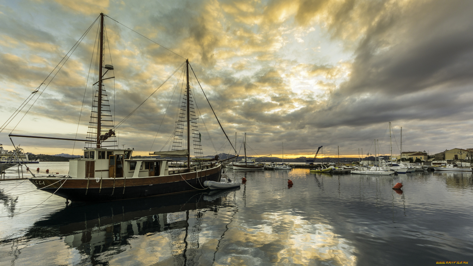 корабли, порты, , , причалы, парусник, яхты, бухта