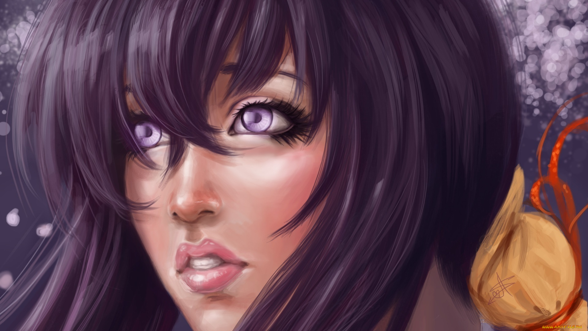 рисованные, люди, фон, волосы, живопись, девушка, взгляд