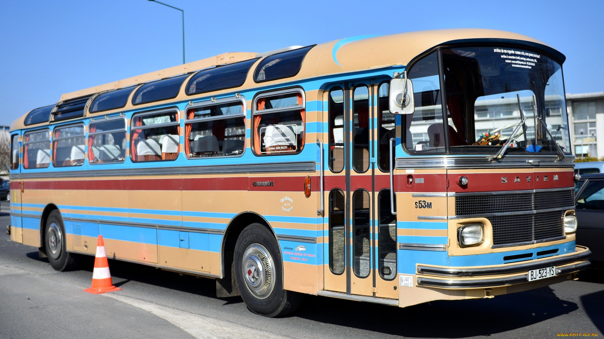 saviem, s, 53-m, автомобили, автобусы, автобус, пассажирский
