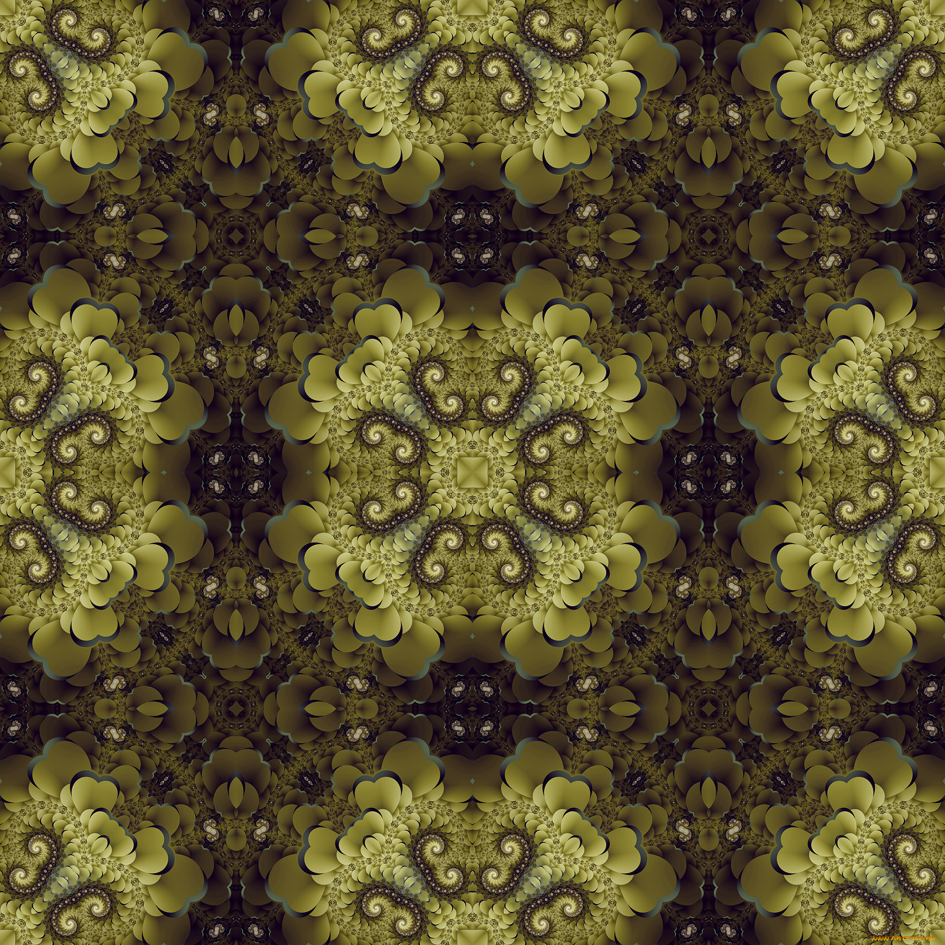 3д, графика, fractal, , фракталы, цвета, фон, узор