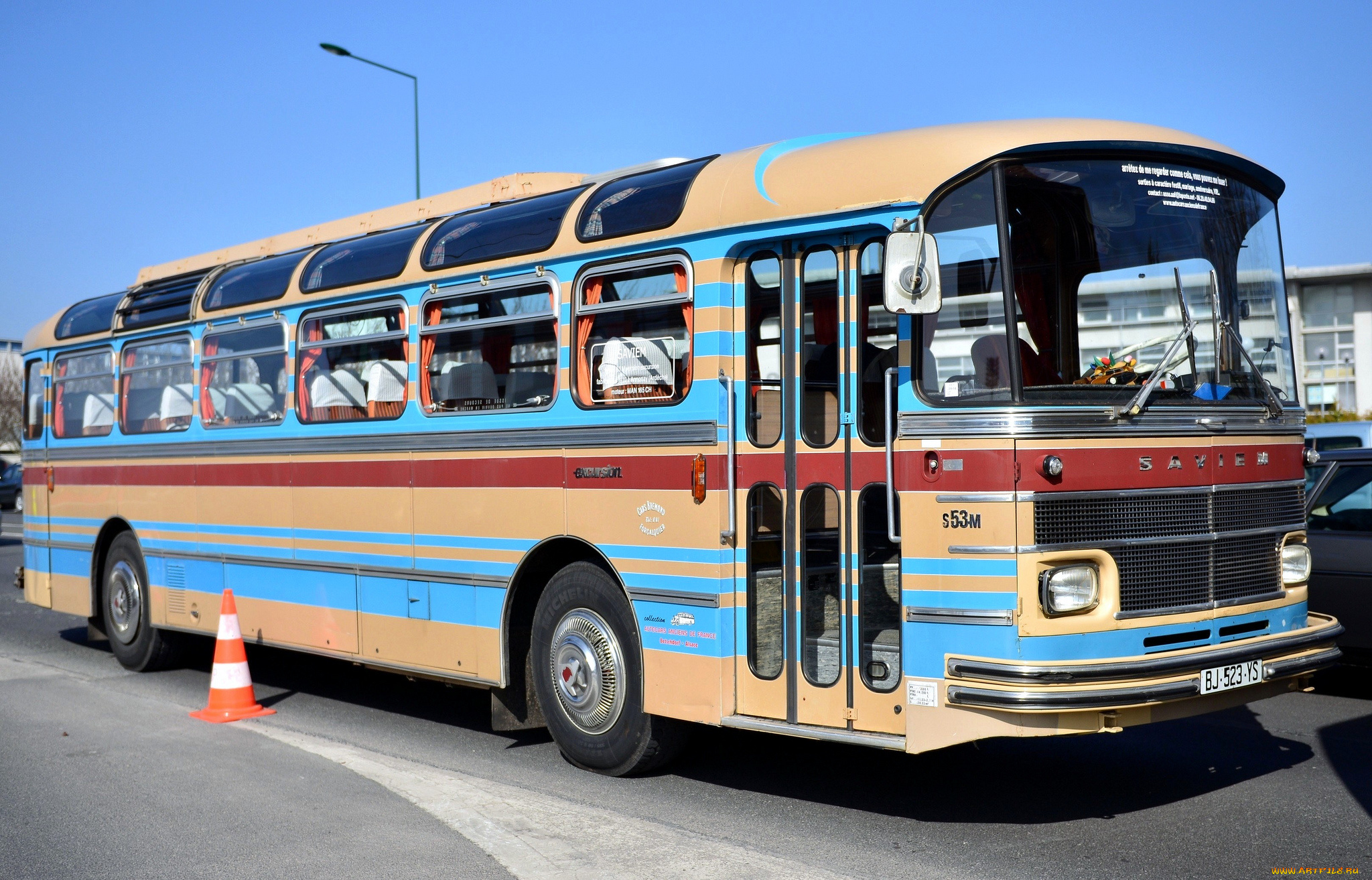 saviem, s, 53-m, автомобили, автобусы, автобус, пассажирский