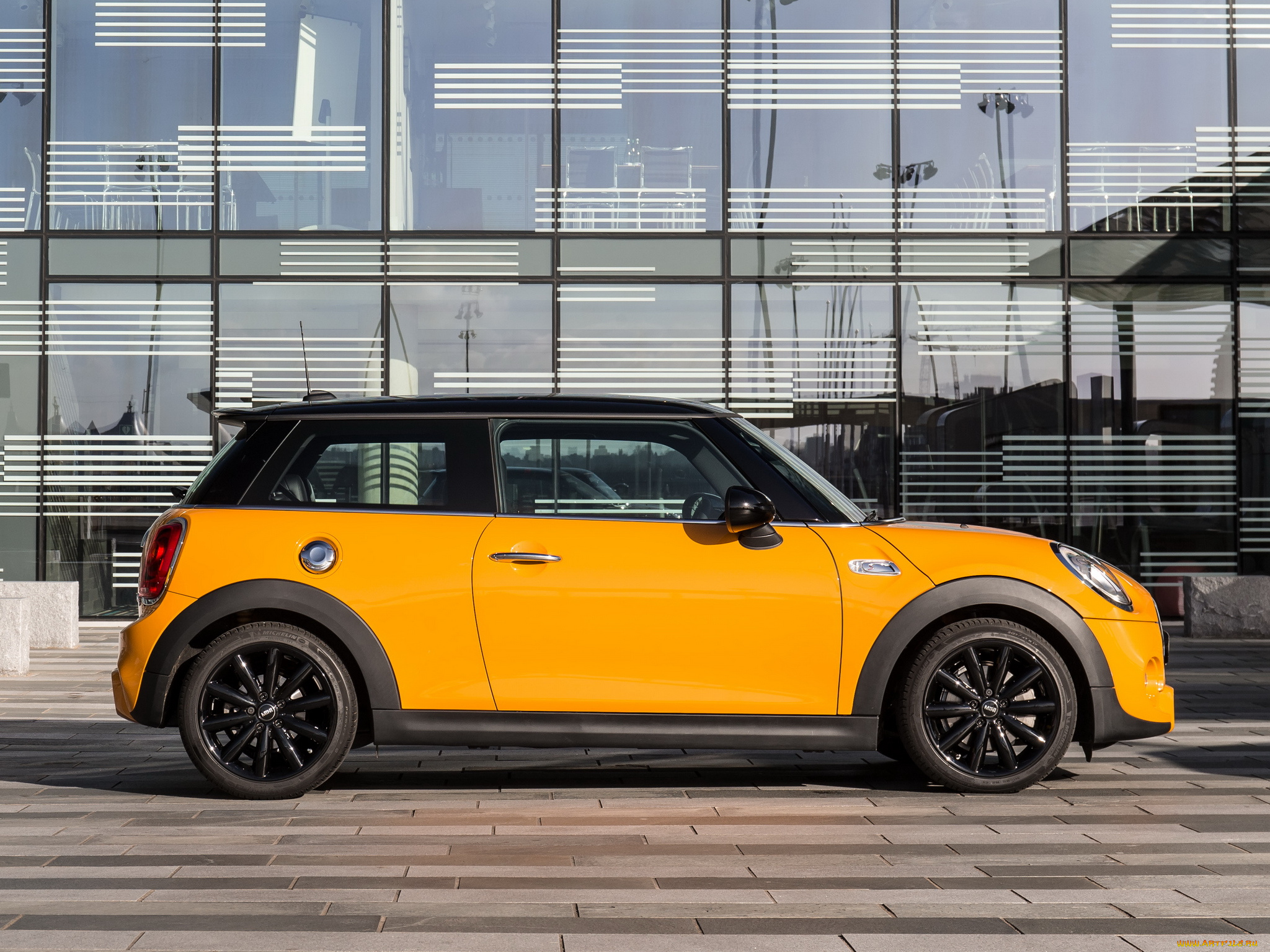 автомобили, mini, cooper, s, желтый, 2014г, f56, uk-spec
