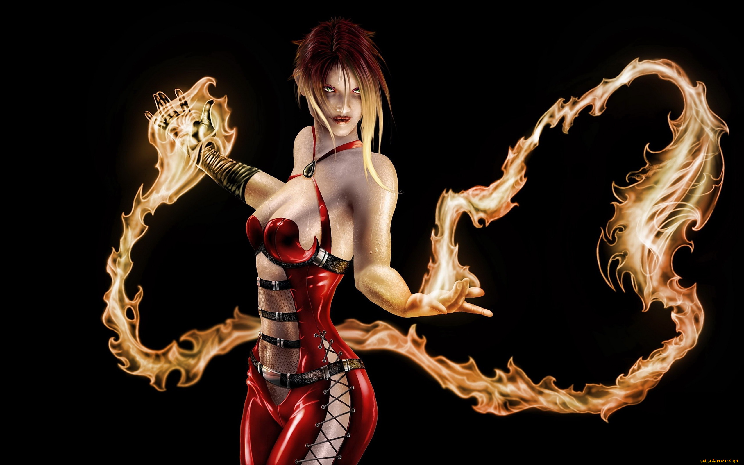 3д, графика, fantasy, , фантазия, огонь