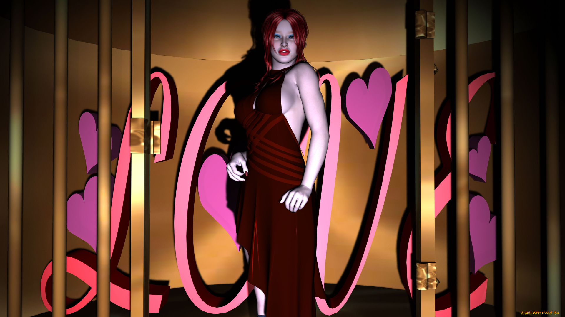 3д, графика, люди, , people, фон, взгляд, девушка