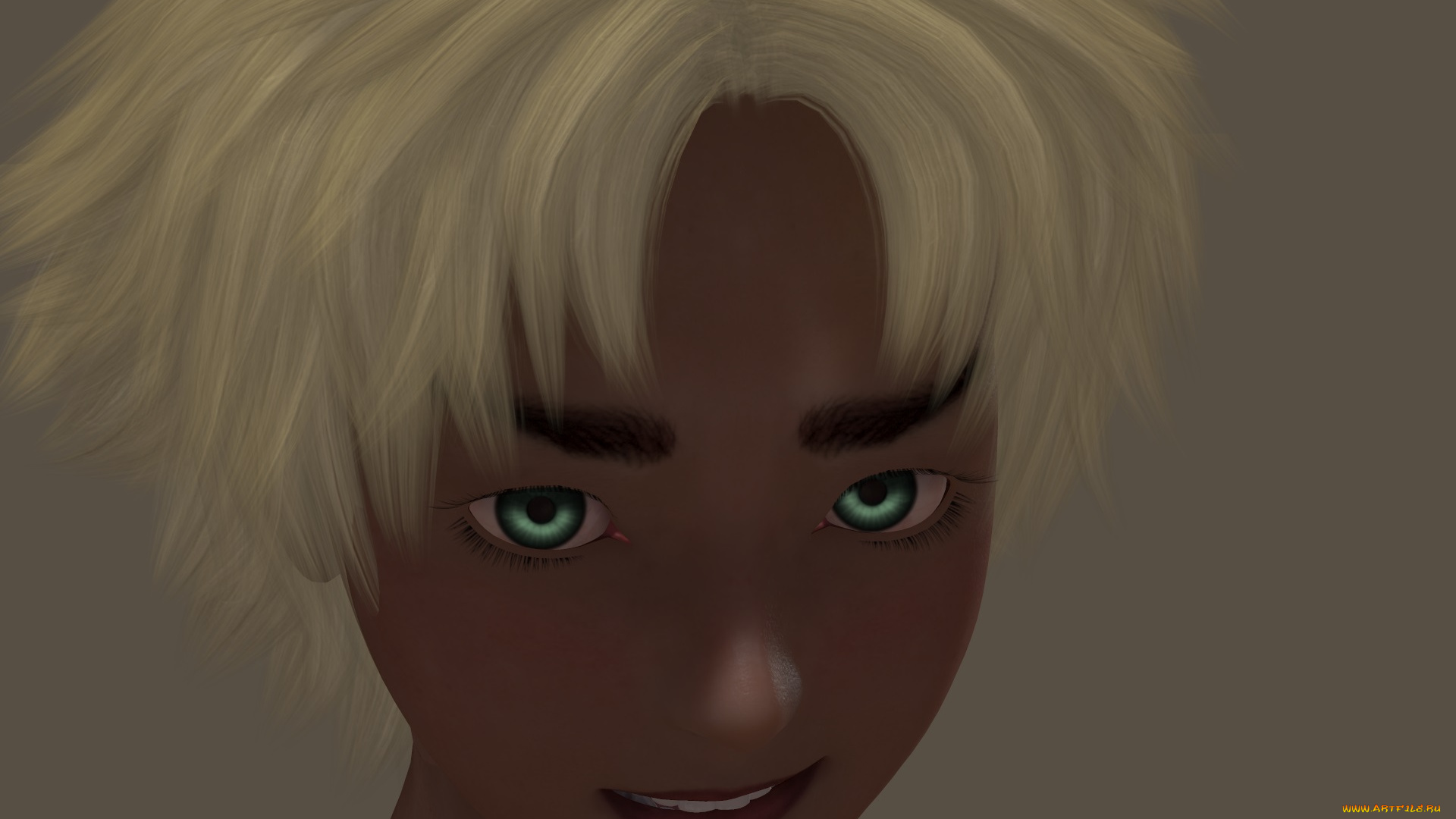 3д, графика, портрет, , portraits, фон, блондинка, девушка, взгляд