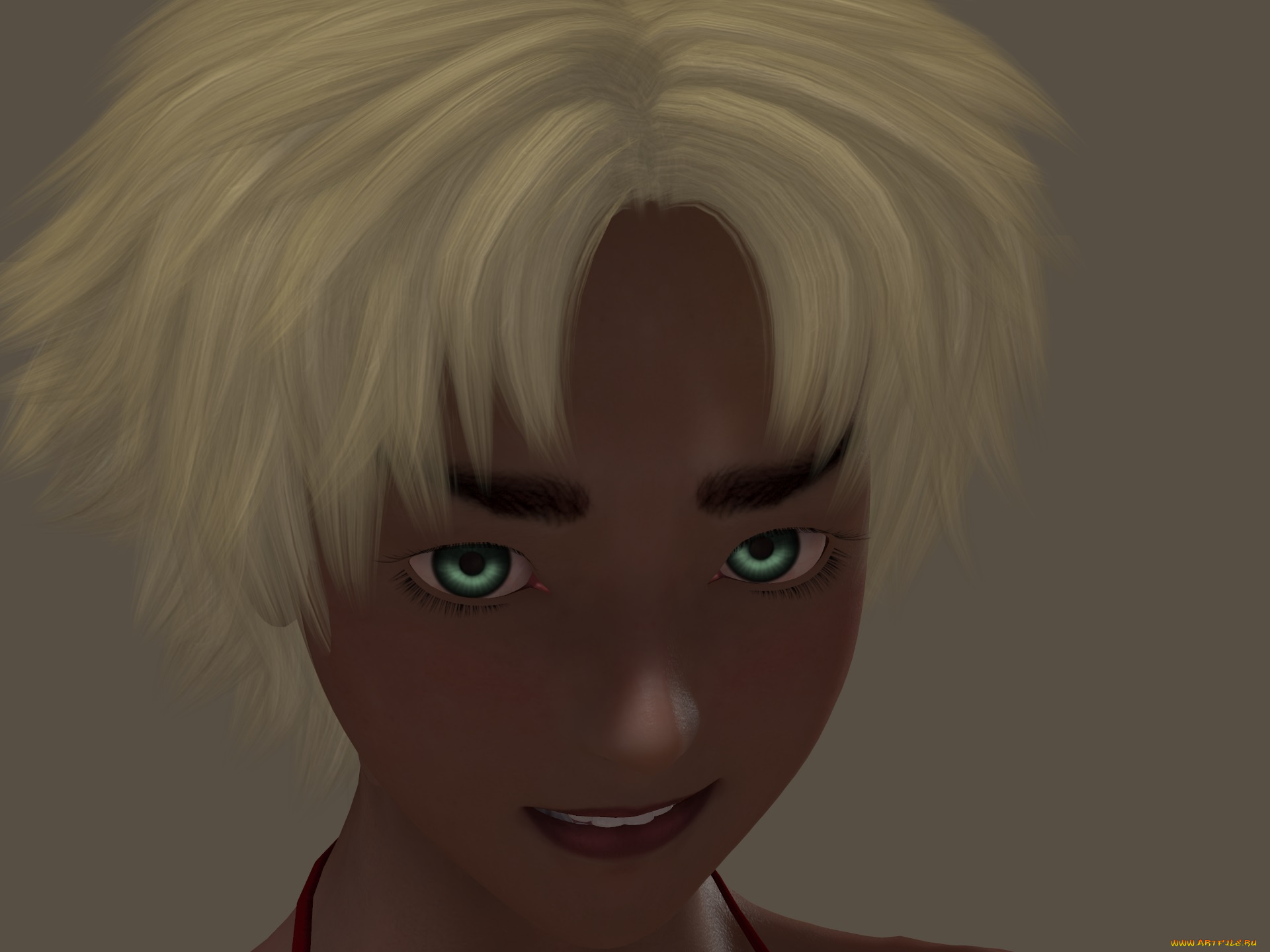 3д, графика, портрет, , portraits, фон, блондинка, девушка, взгляд