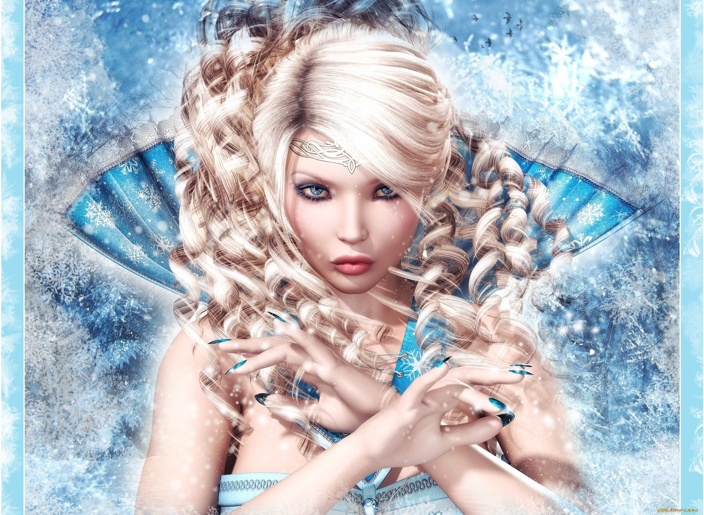 3д, графика, люди, , people, блондинка, фон, взгляд, девушка