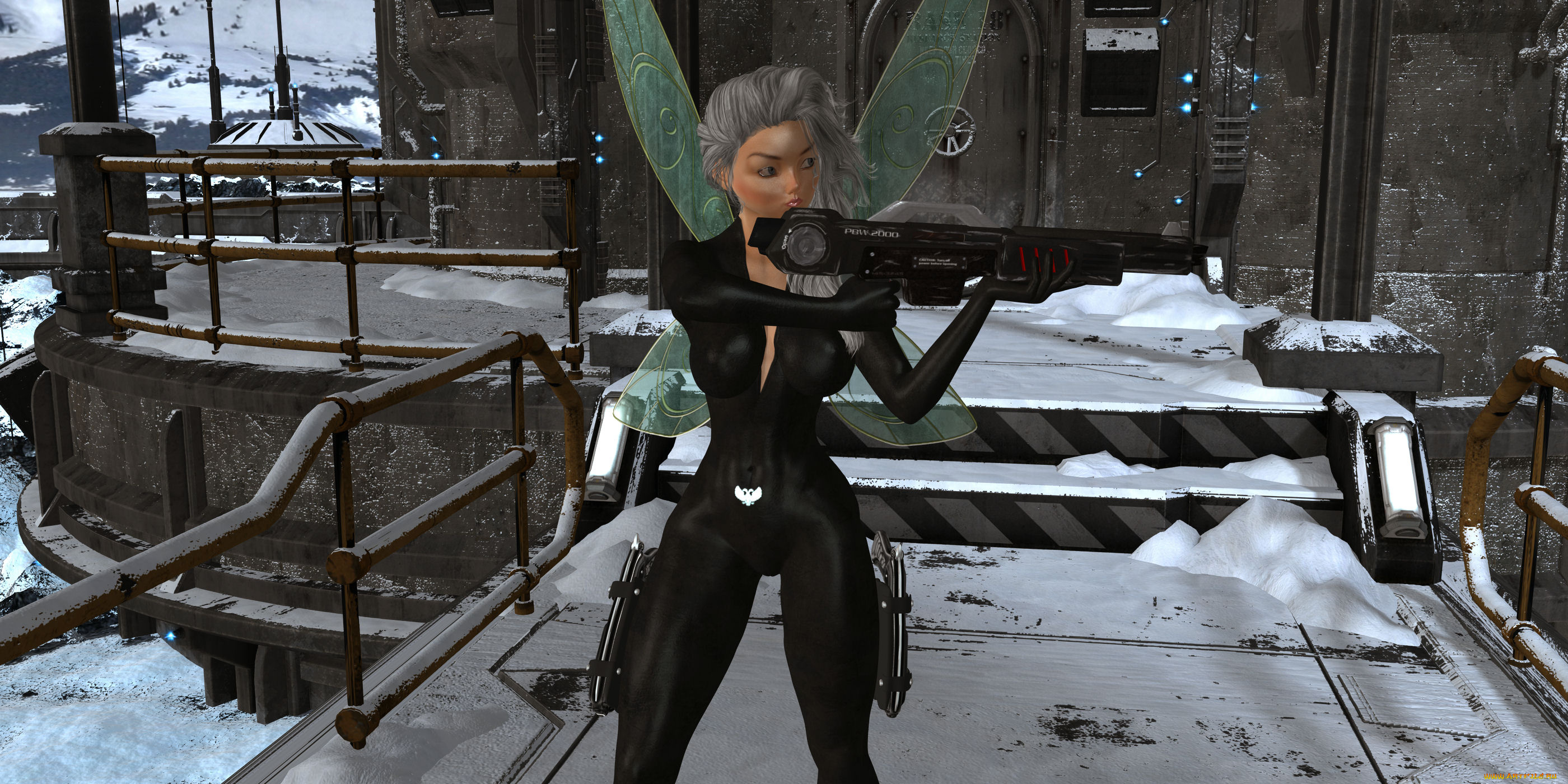 3д, графика, эльфы, , elves, оружие, фон, взгляд, фея