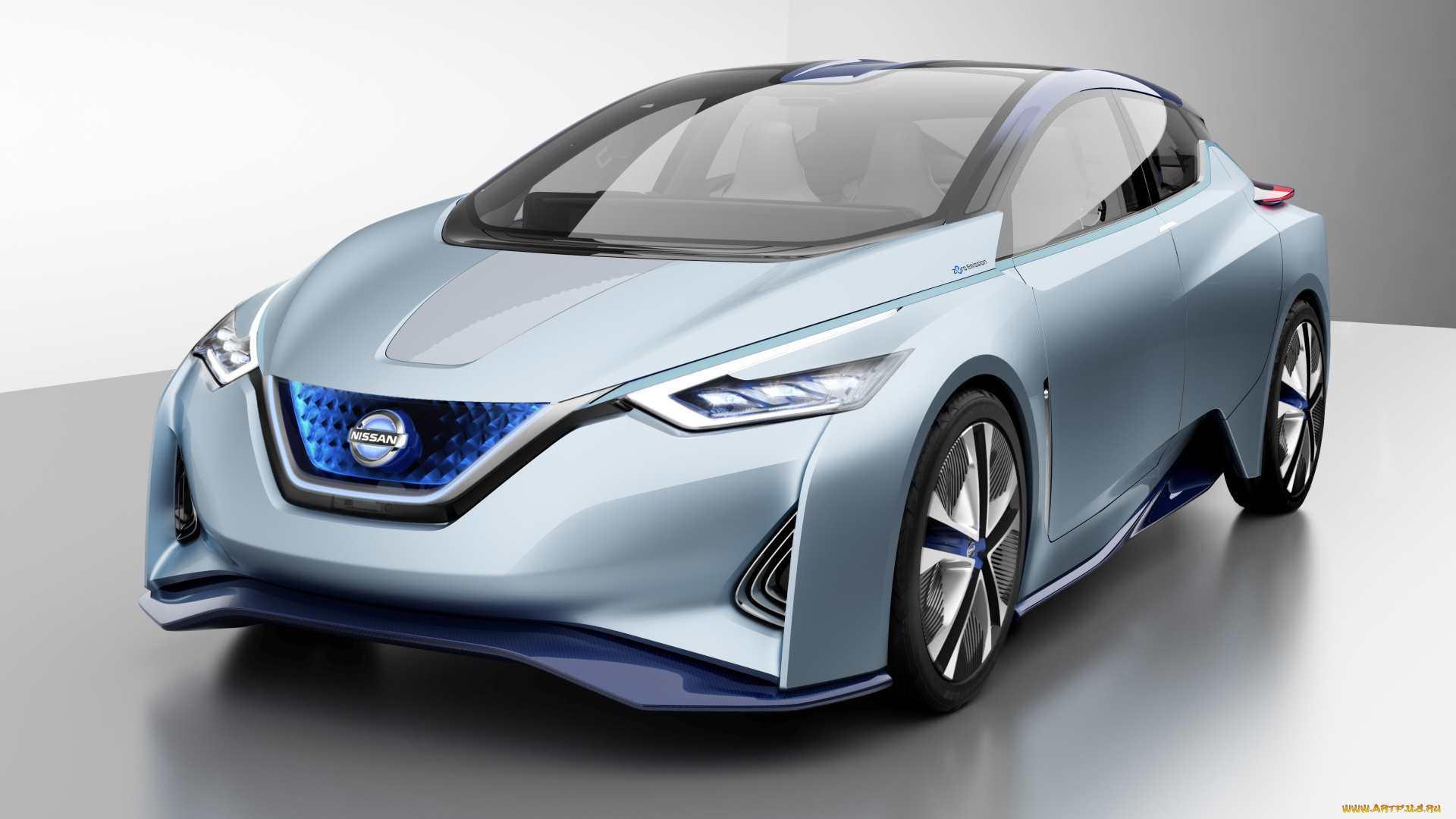 2015, nissan, ids, concept, автомобили, nissan, datsun, 2015, ids, concept, car, серый, фон, серебристый
