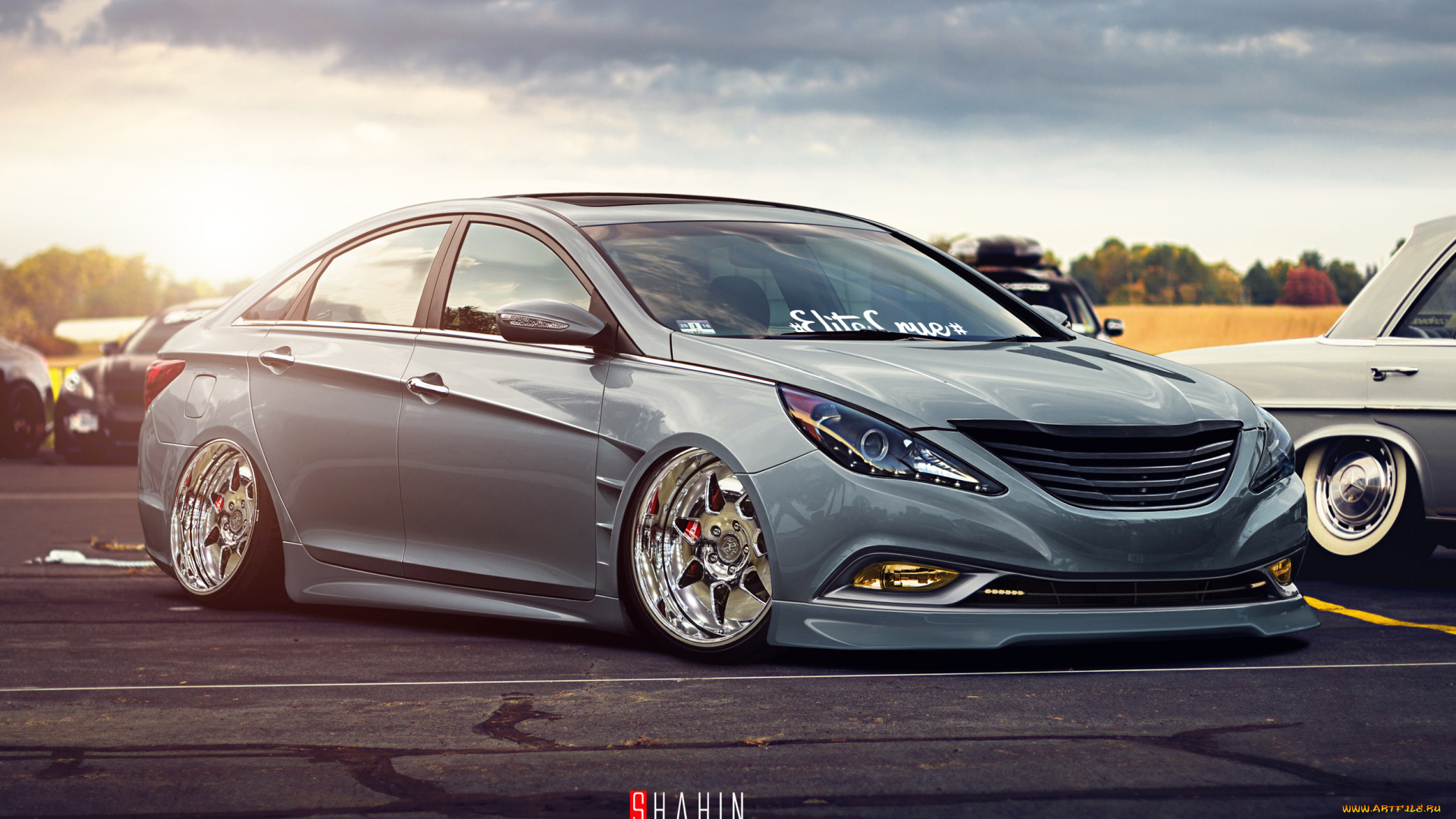 автомобили, виртуальный, тюнинг, hyundai