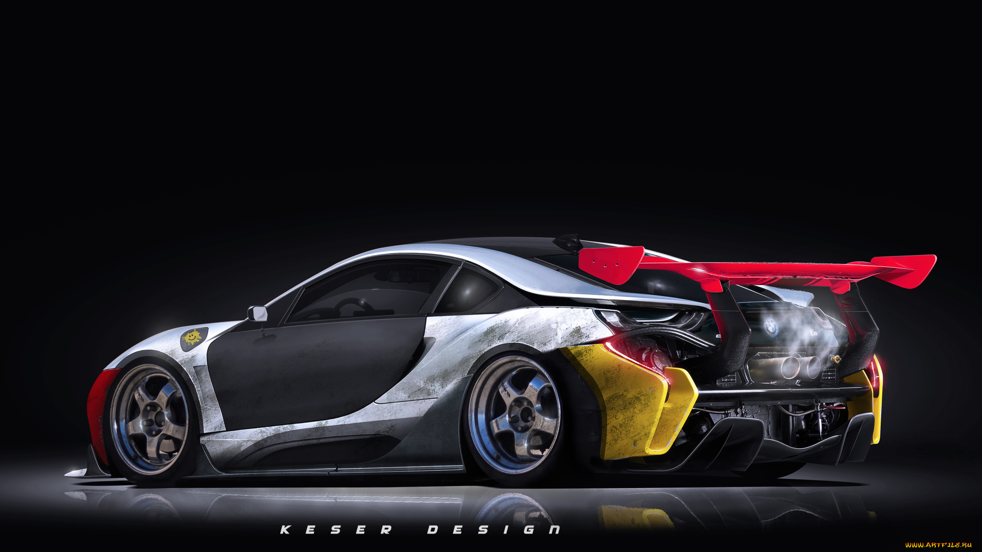 автомобили, виртуальный, тюнинг, i8