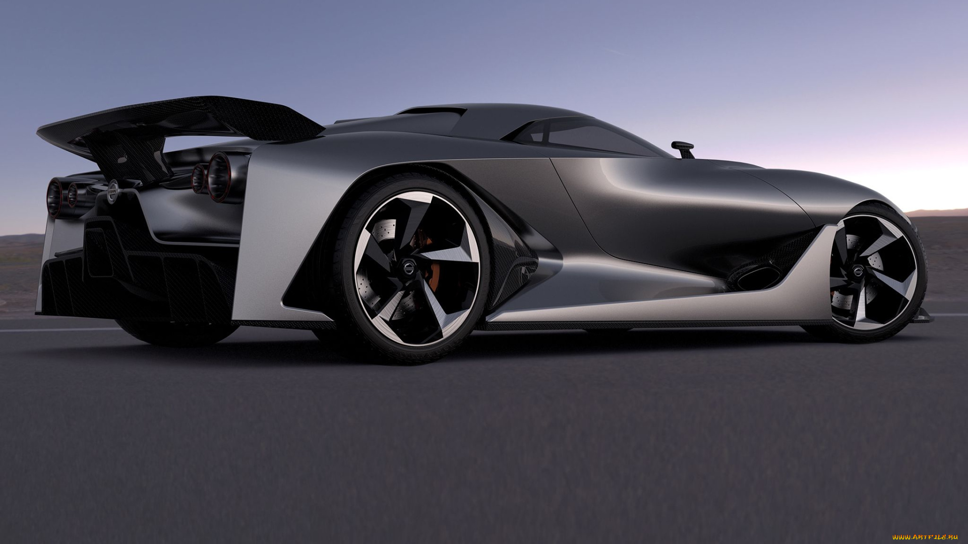 nissan, concept, 2020, vision, gran, turismo, автомобили, 3д, nissan, concept, 2020, vision, gran, turismo, серый, 3d, car