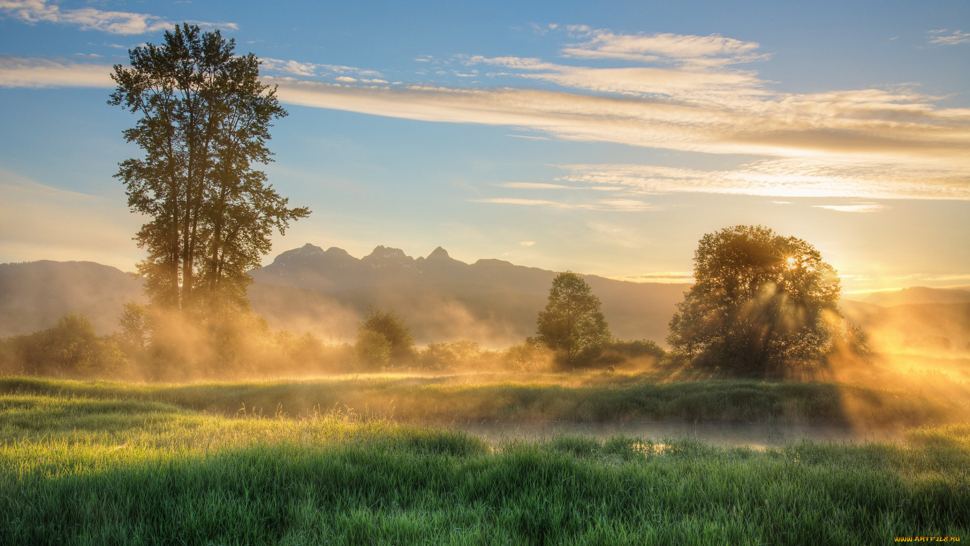 природа, восходы, закаты, рассвет