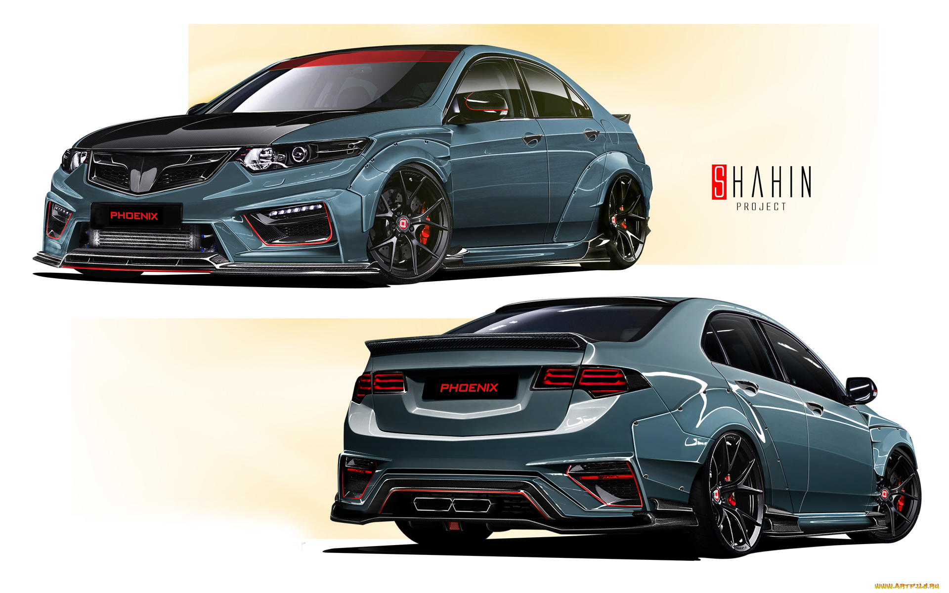 автомобили, виртуальный, тюнинг, accord