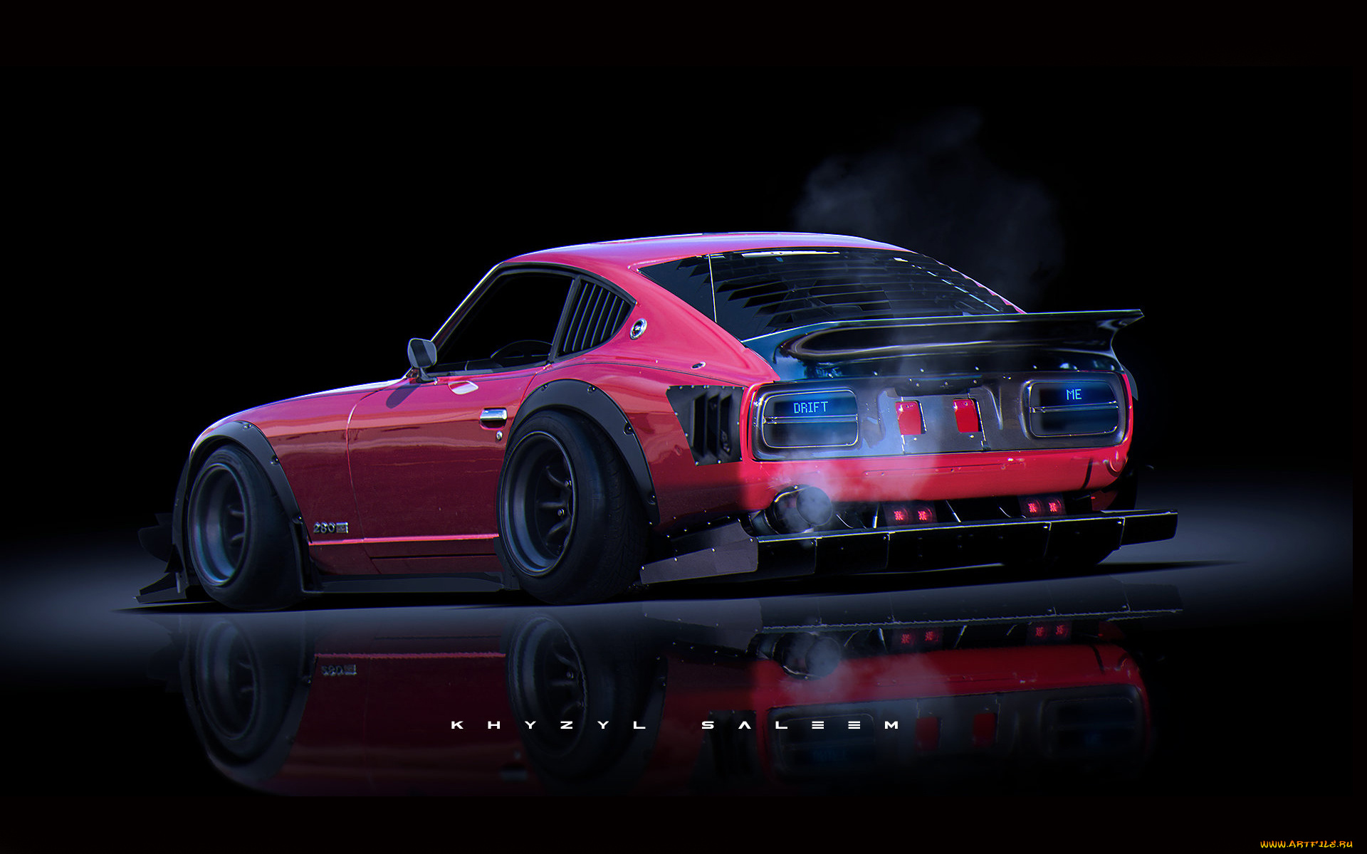 автомобили, виртуальный, тюнинг, datsun, fairlady