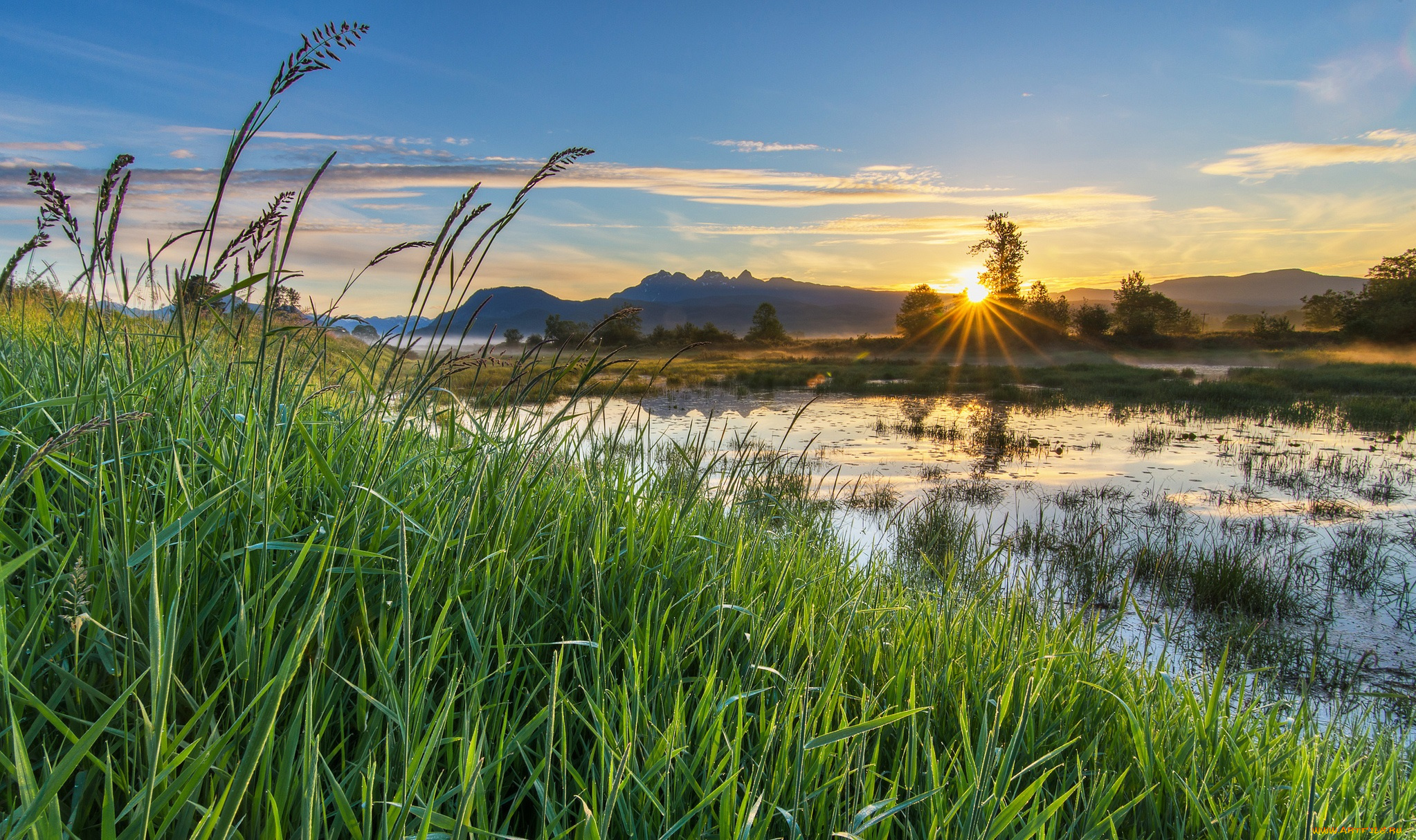 природа, восходы, закаты, рассвет