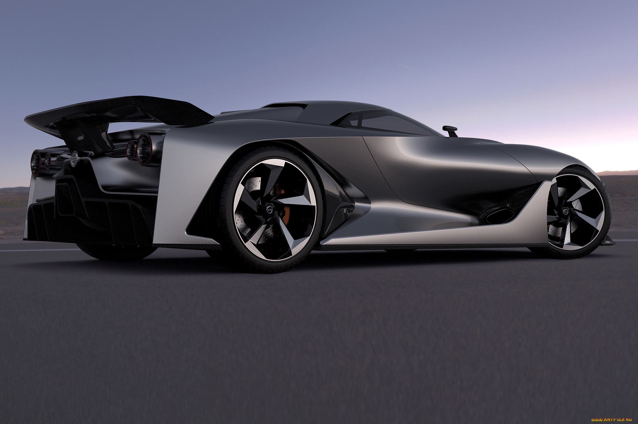 nissan, concept, 2020, vision, gran, turismo, автомобили, 3д, nissan, concept, 2020, vision, gran, turismo, серый, 3d, car