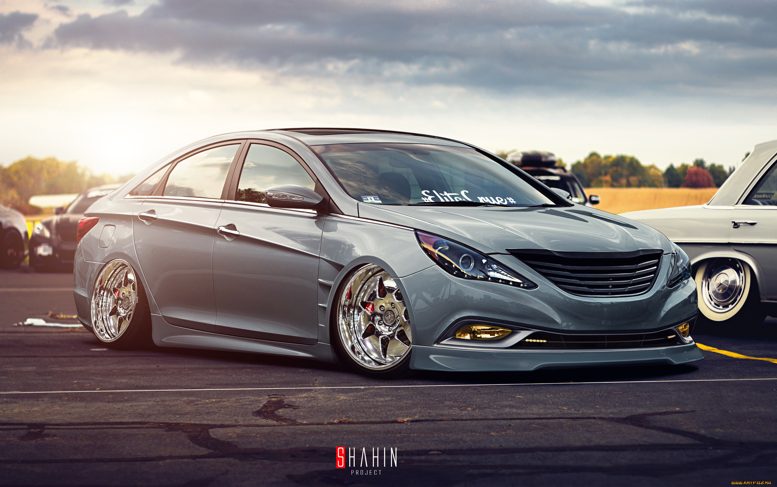 автомобили, виртуальный, тюнинг, hyundai