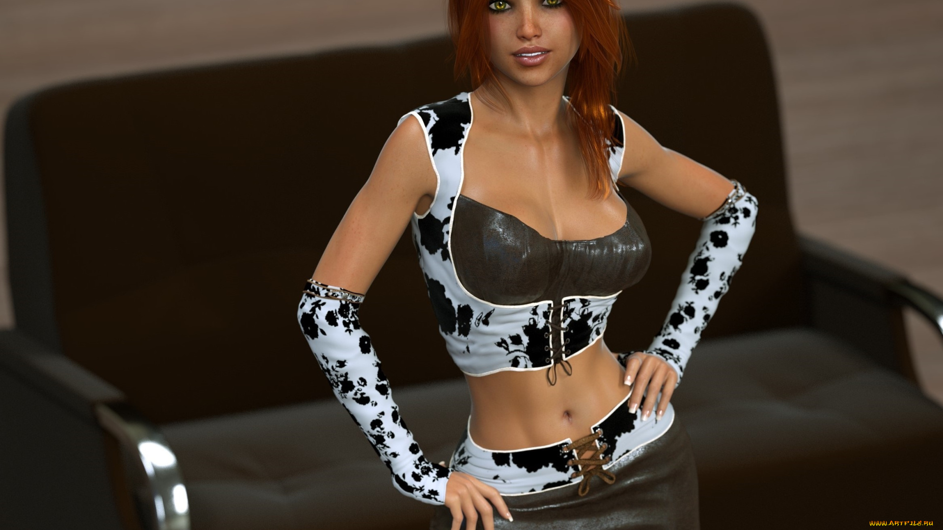 3д, графика, люди, , people, девушка, взгляд, фон