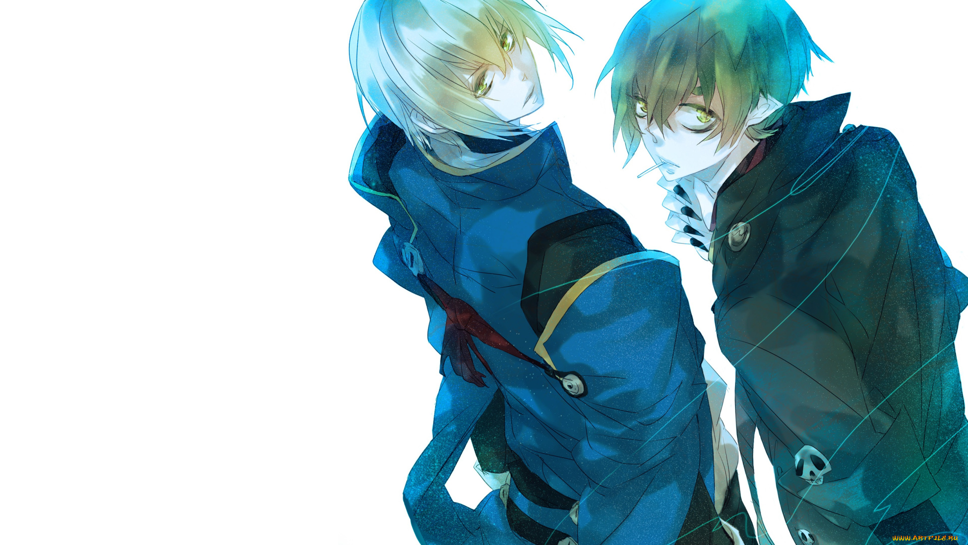 аниме, ao, no, exorcist, парни