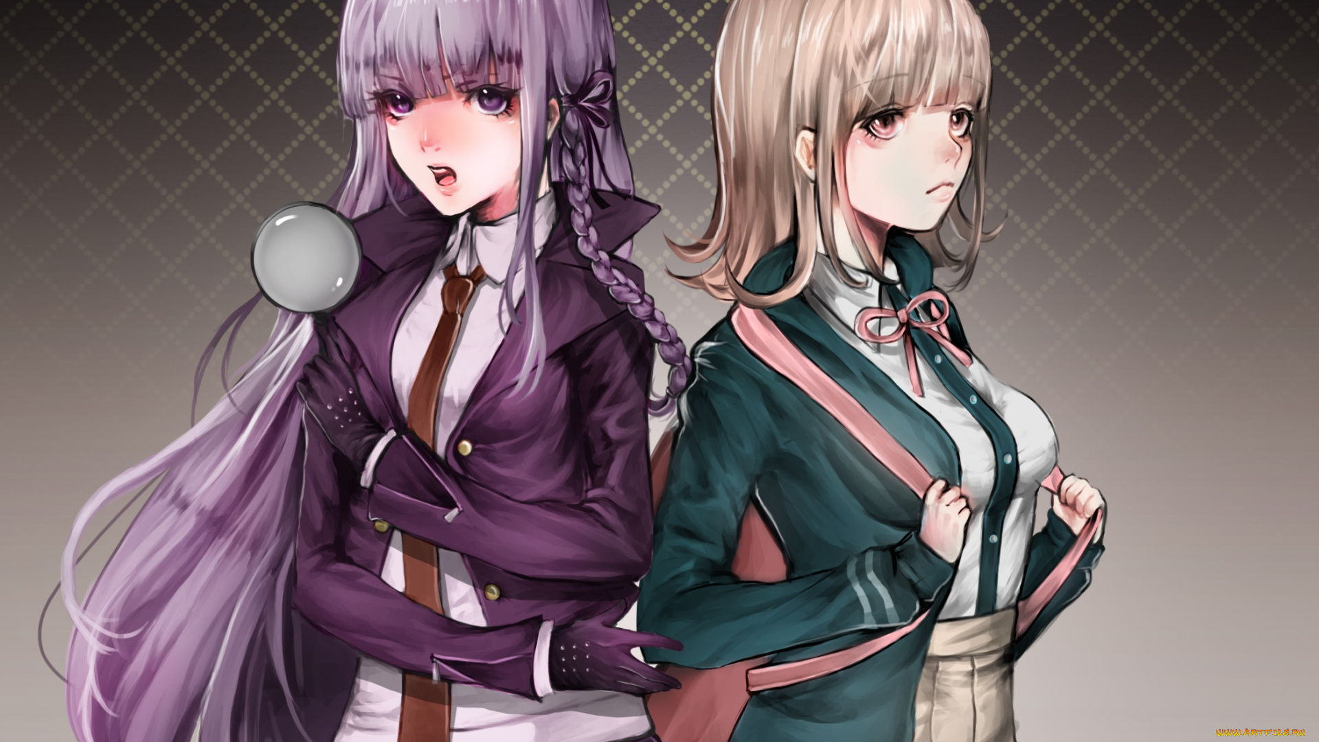 аниме, danganronpa, девушки