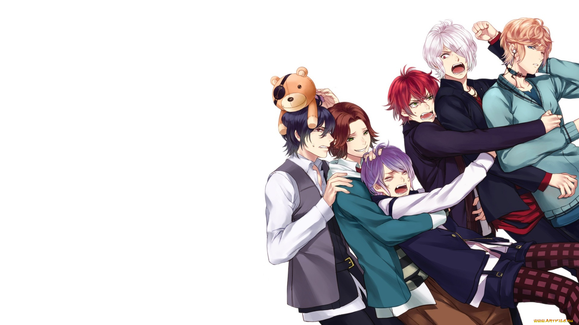 аниме, diabolik, lovers, братья