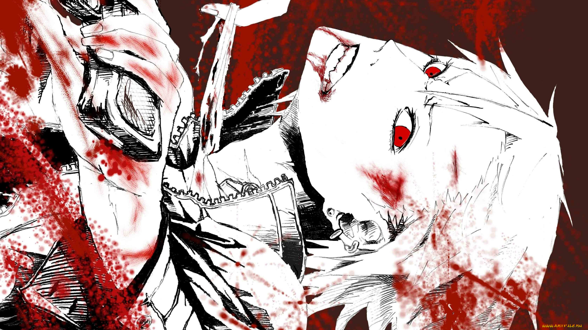 аниме, dogs, , bullets, &, carnage, парень