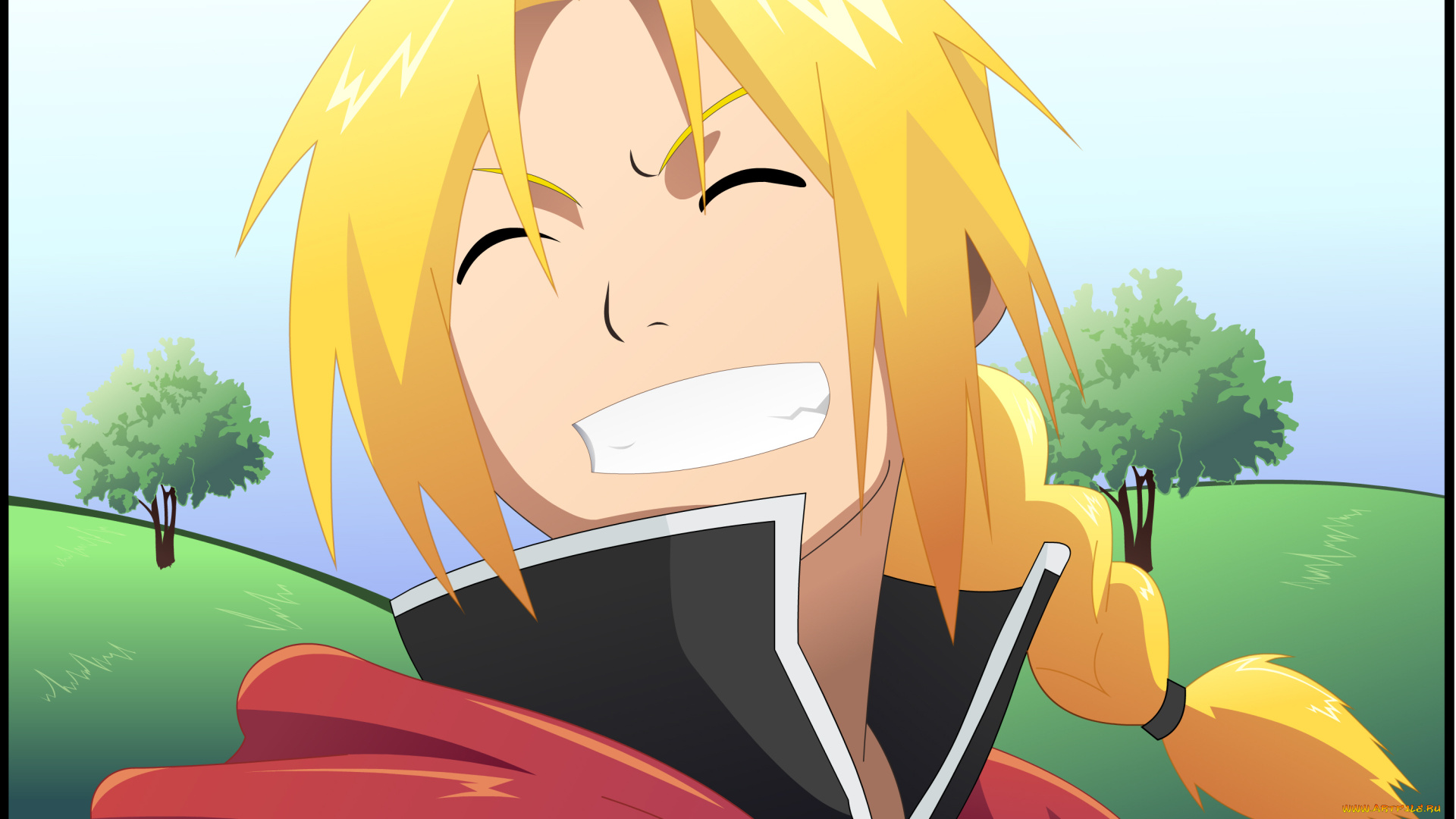 аниме, fullmetal, alchemist, эдвард