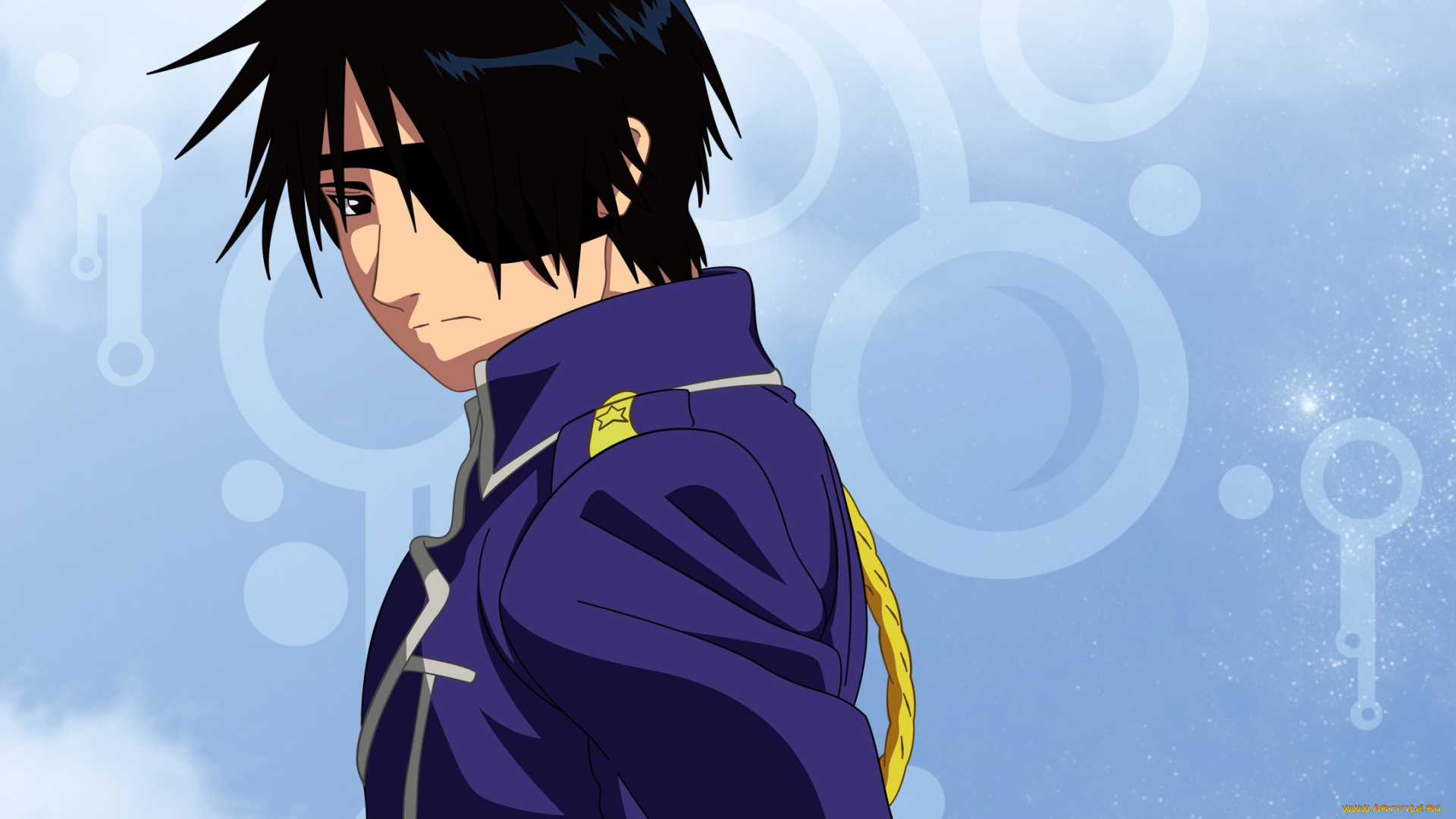 аниме, fullmetal, alchemist, парень