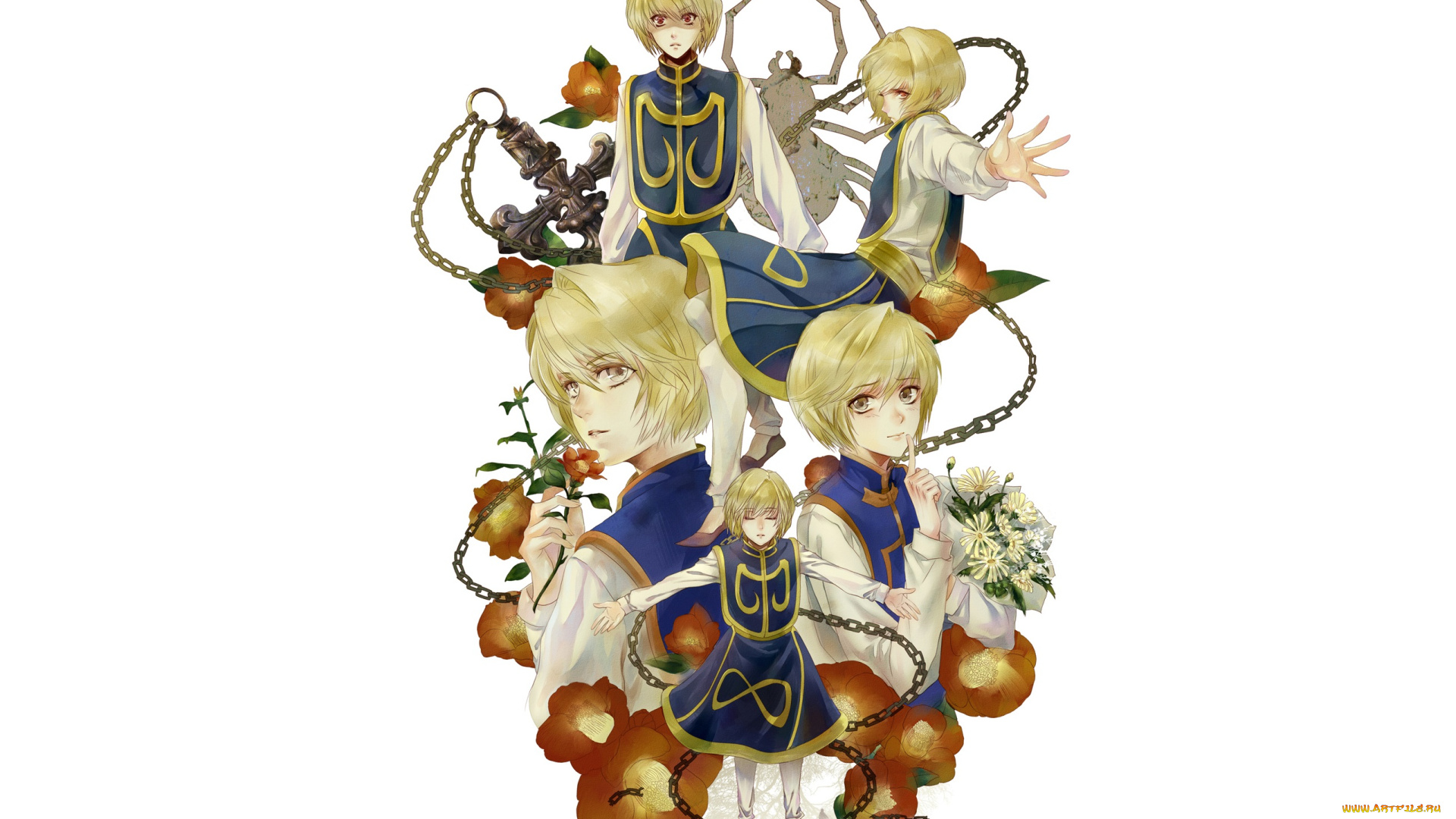 аниме, hunter, x, hunter, курапика