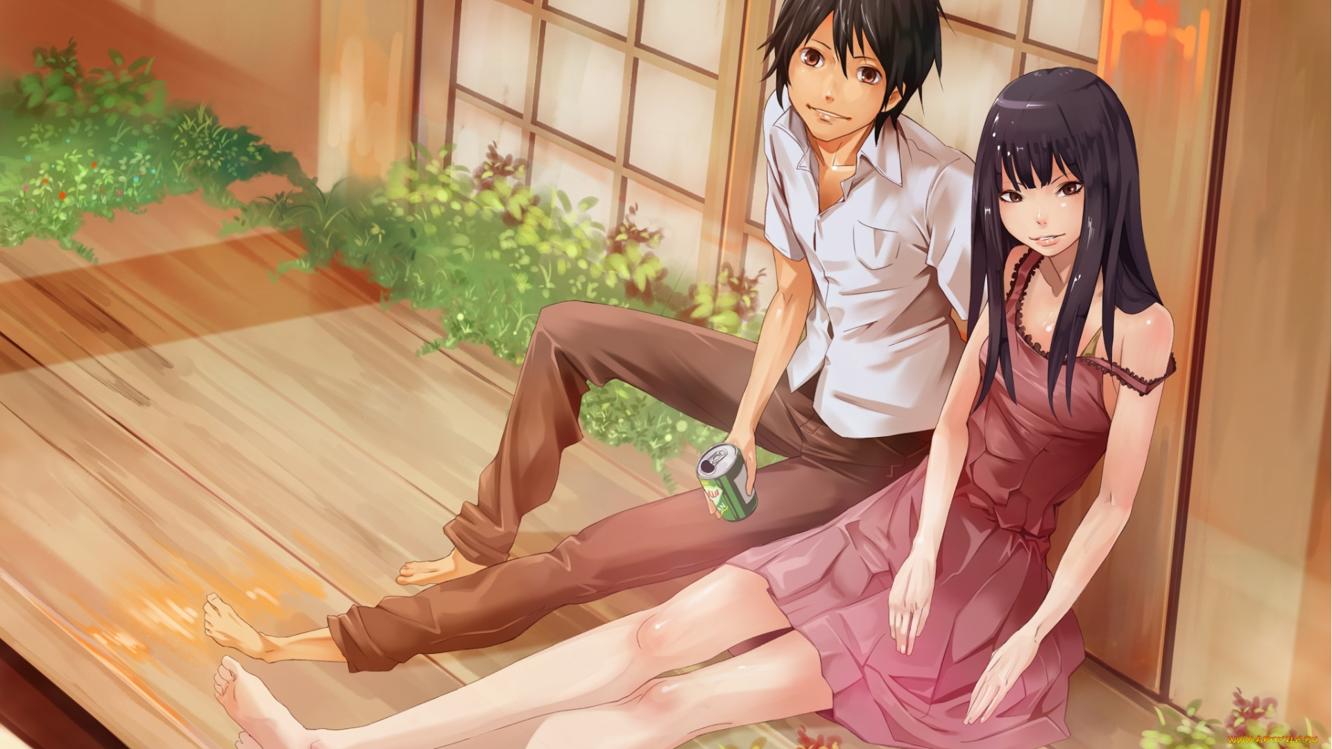 аниме, kimi, ni, todoke, двое