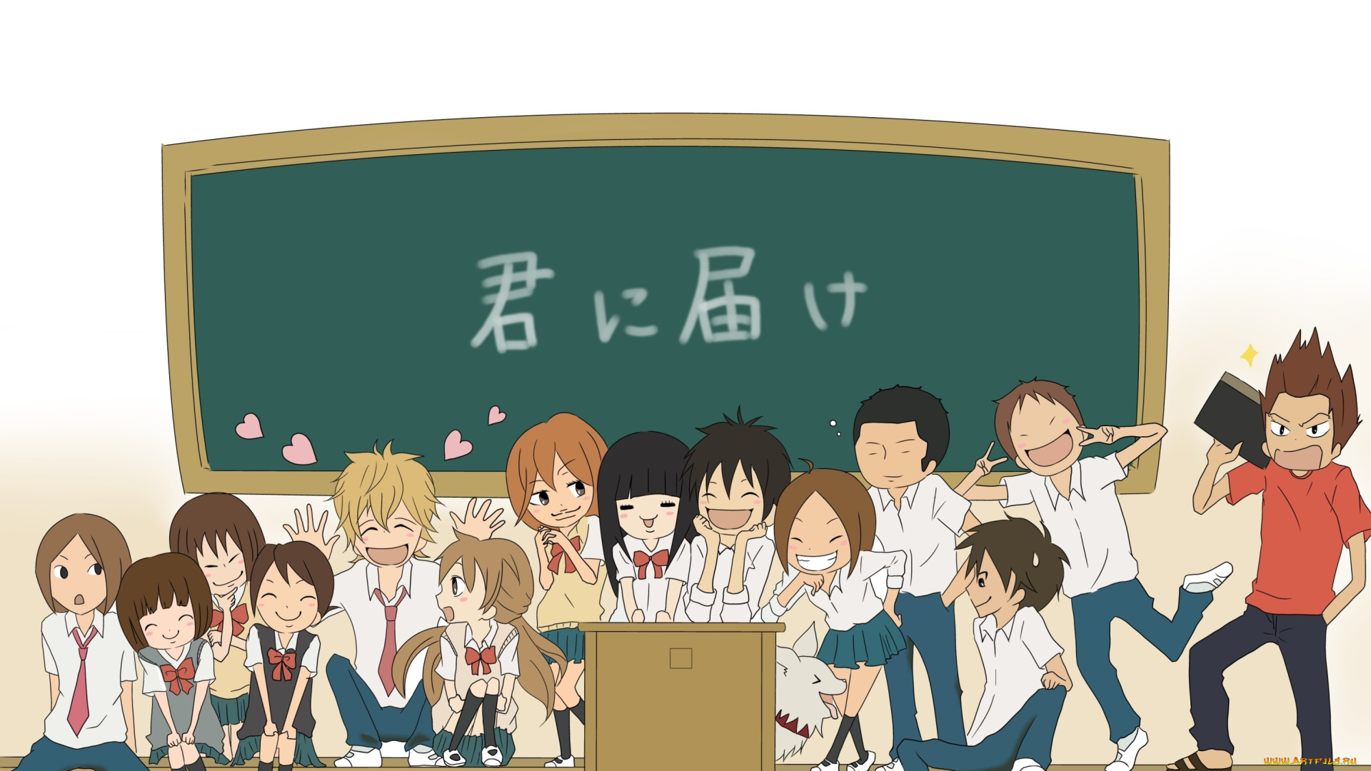 аниме, kimi, ni, todoke, малыши