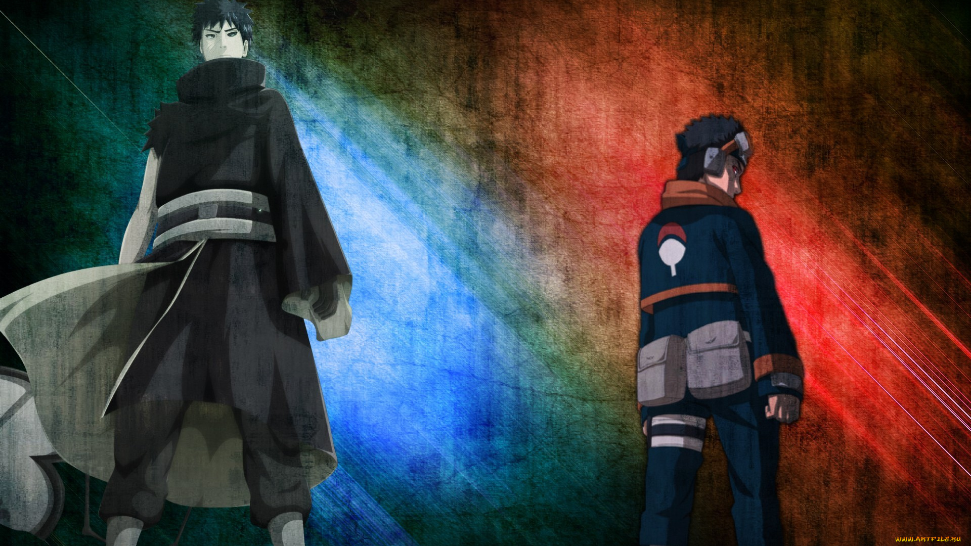 аниме, naruto, учиха, лучи, сатсуя, обито