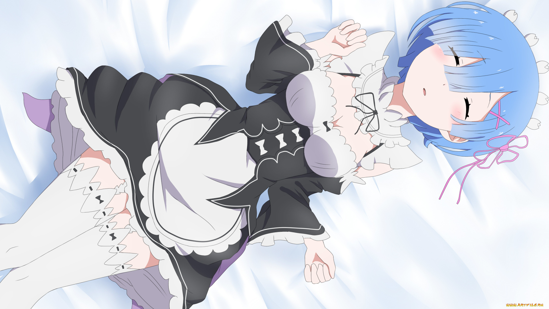 аниме, re, , zero, kara, hajimeru, isekai, seikatsu, фон, взгляд, девушка