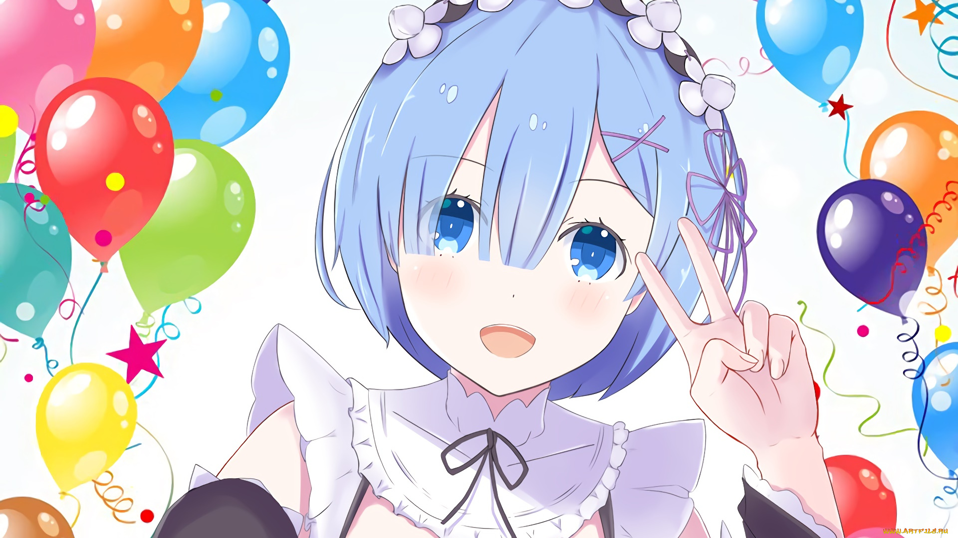 аниме, re, , zero, kara, hajimeru, isekai, seikatsu, девушка, взгляд, фон