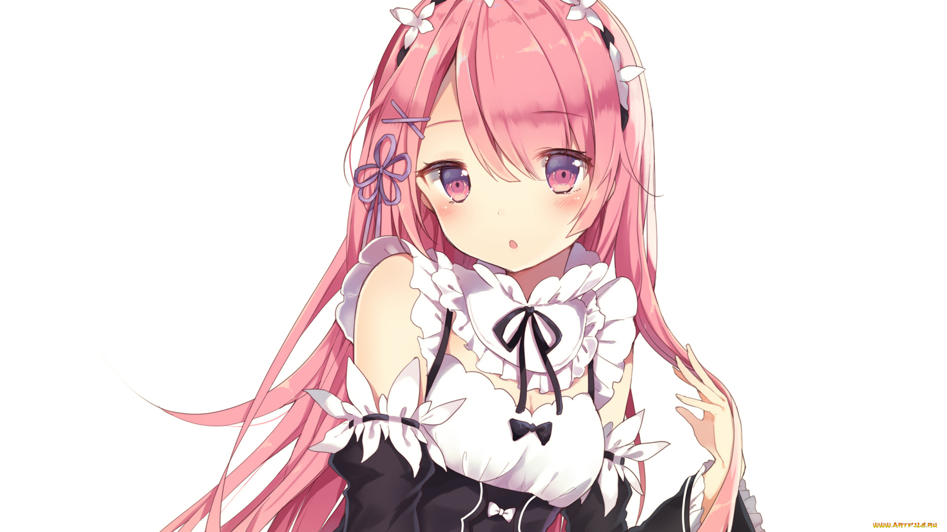 аниме, re, , zero, kara, hajimeru, isekai, seikatsu, фон, взгляд, девушка