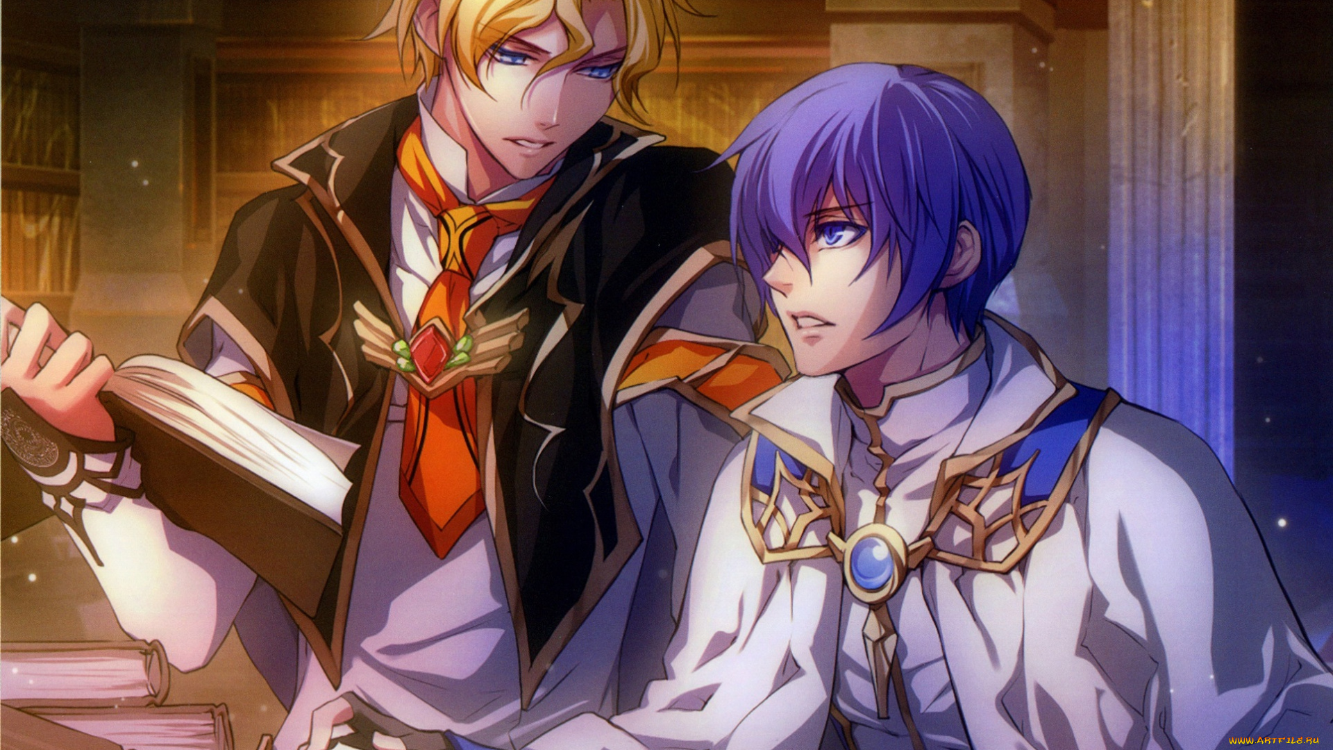 аниме, wand, of, fortune, парни