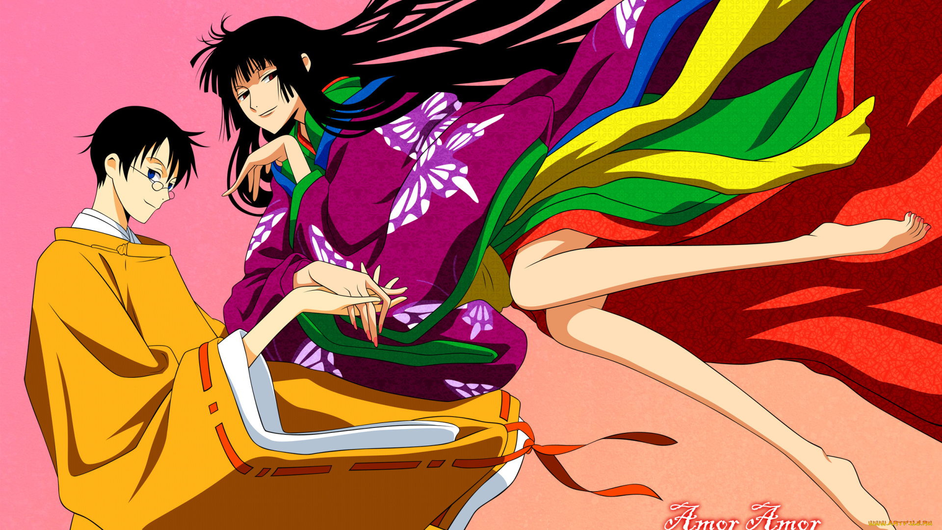 аниме, xxxholic, двое