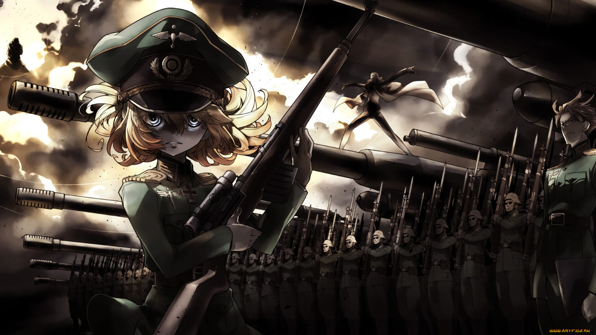 аниме, youjo, senki, tanya, degurechaff