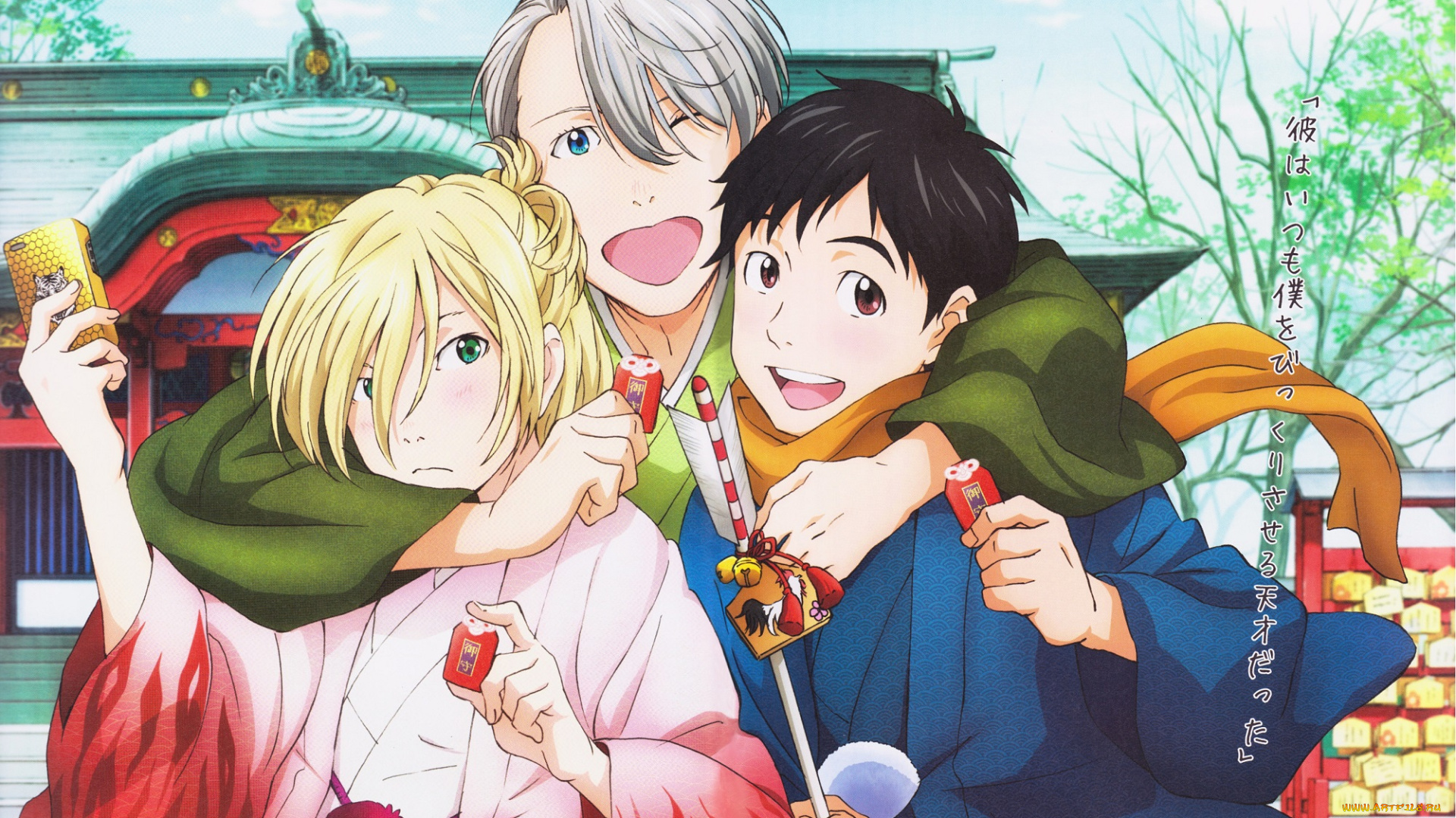 аниме, yuri, on, ice, виктор, никифоров, катсуки, юри, юрий