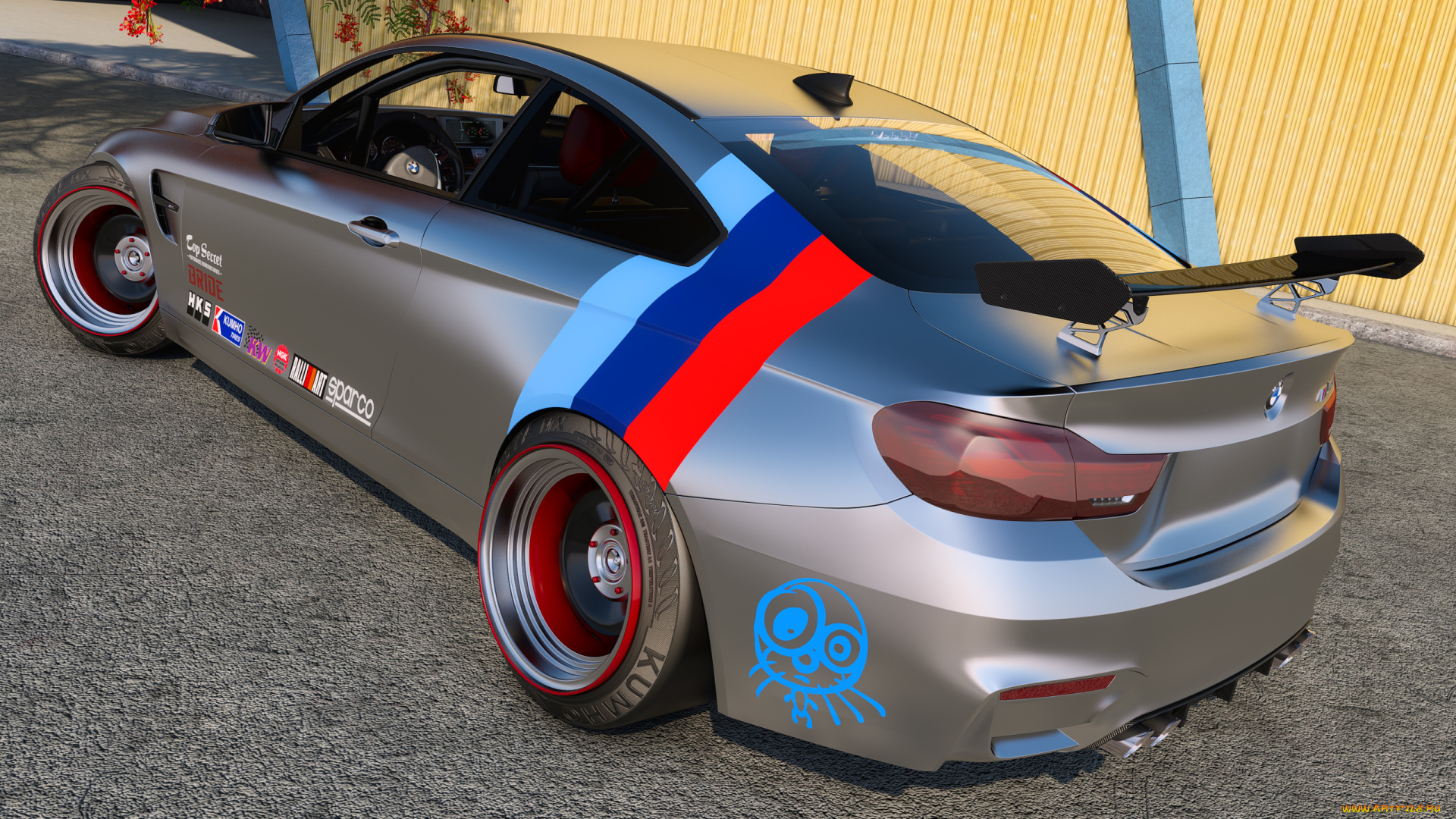 автомобили, 3д, автомобиль, фон