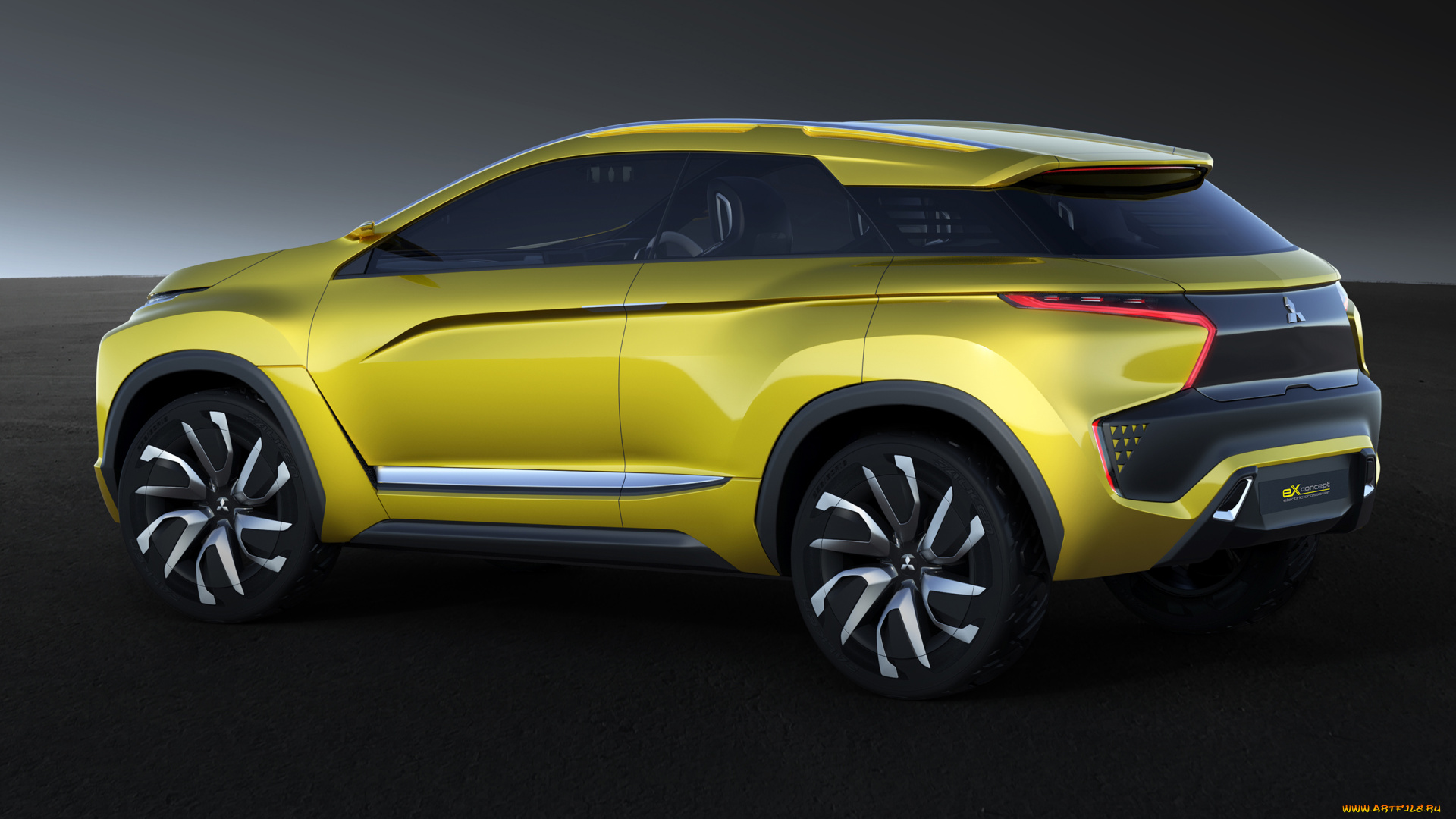 mitsubishi, ex, concept, 2015, автомобили, 3д, concept, crossover, 2015, ex, mitsubishi