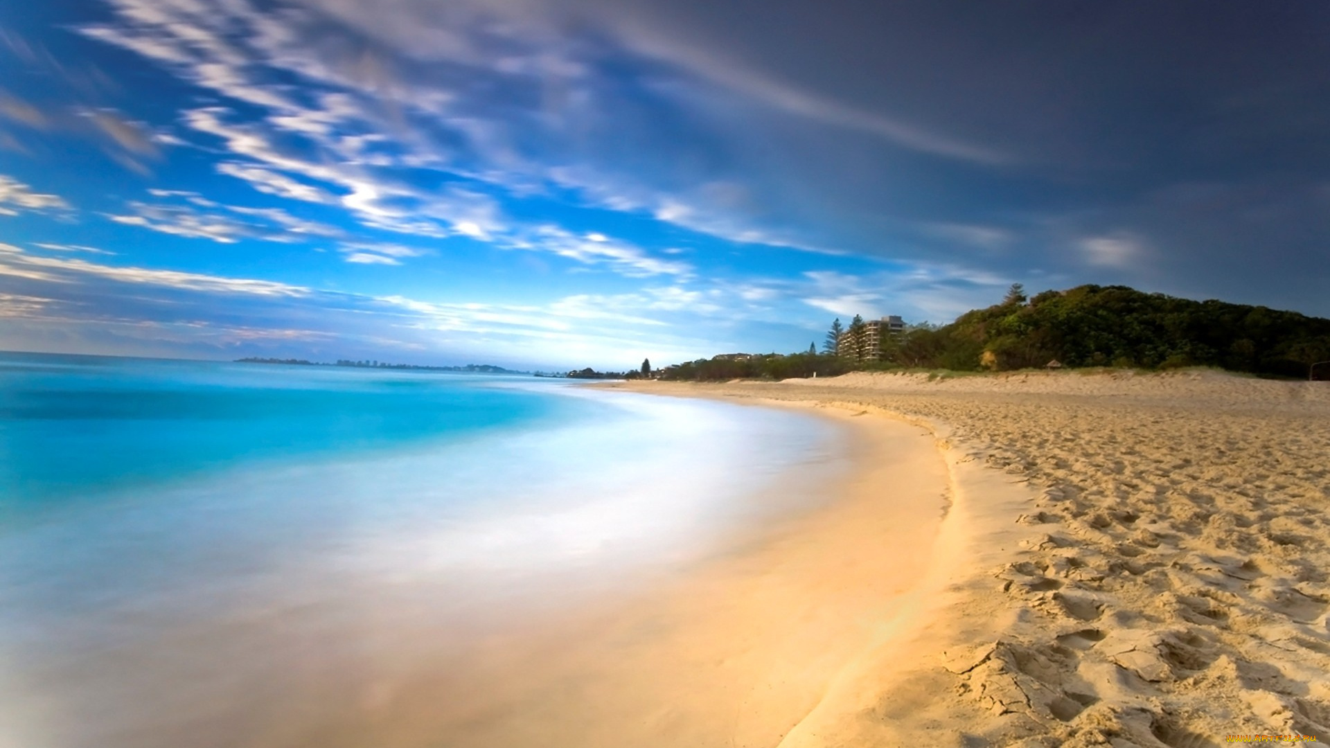 природа, побережье, море, пляж