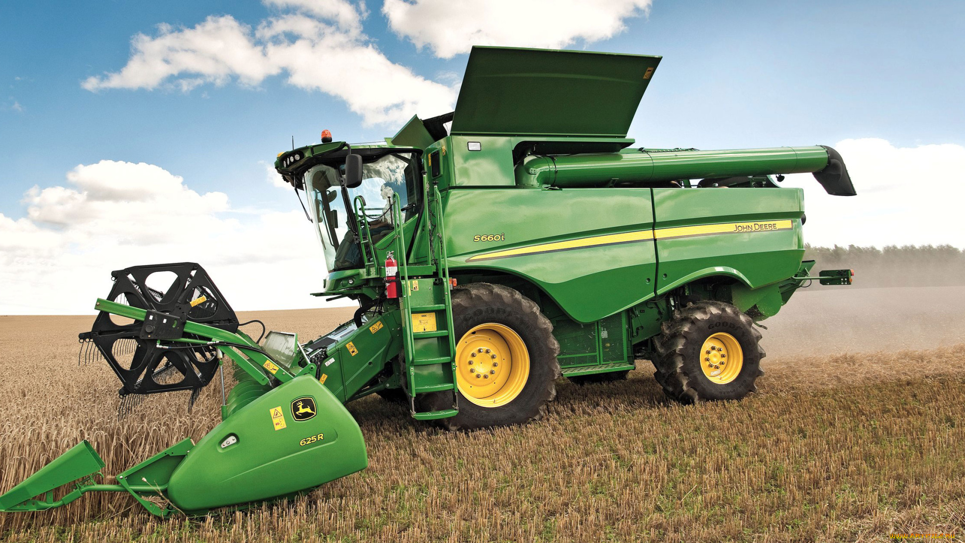 техника, комбайны, john, deere