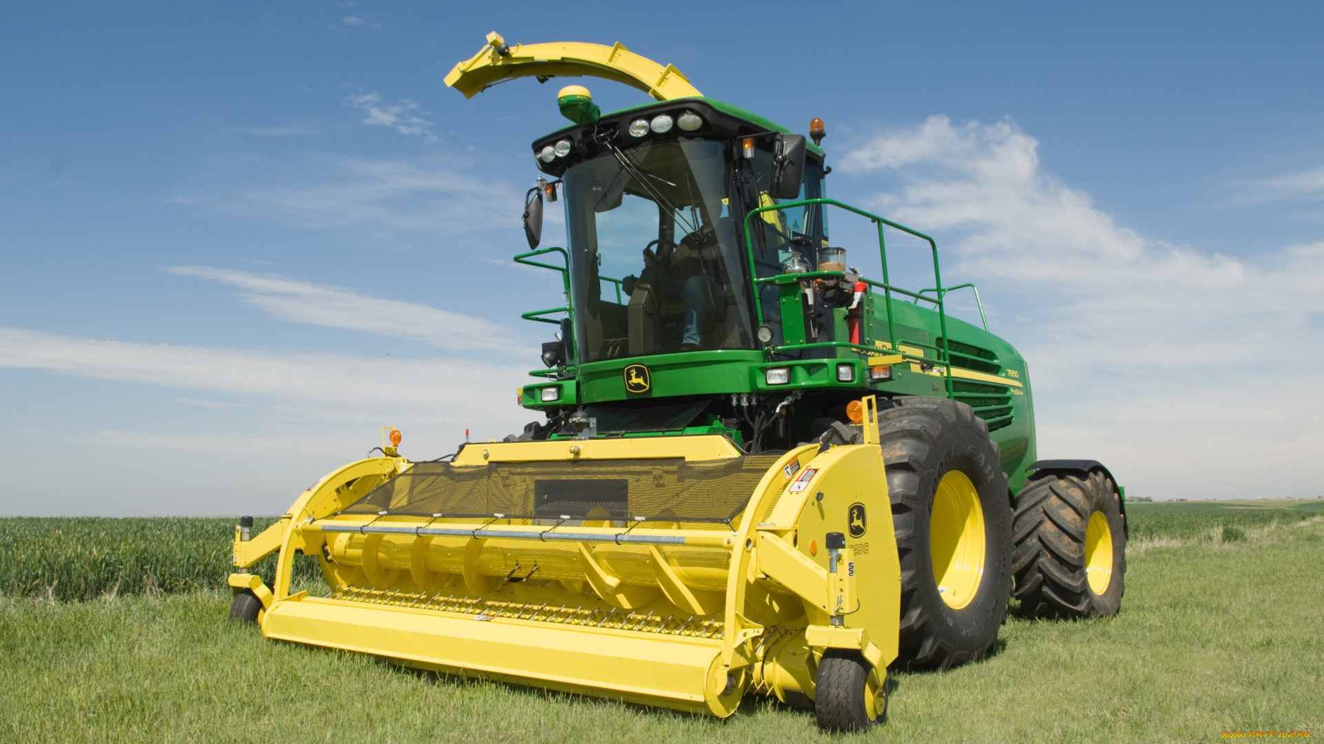 техника, комбайны, john, deere