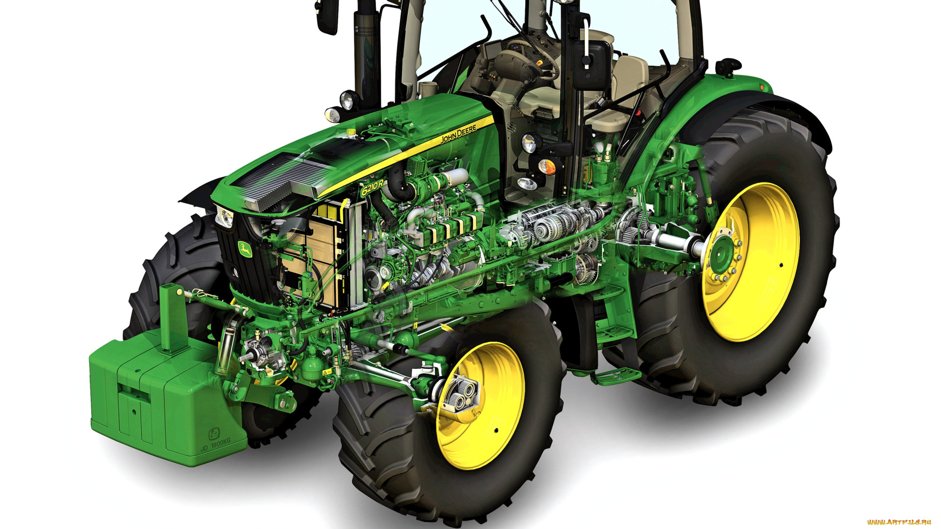 техника, тракторы, john, deere